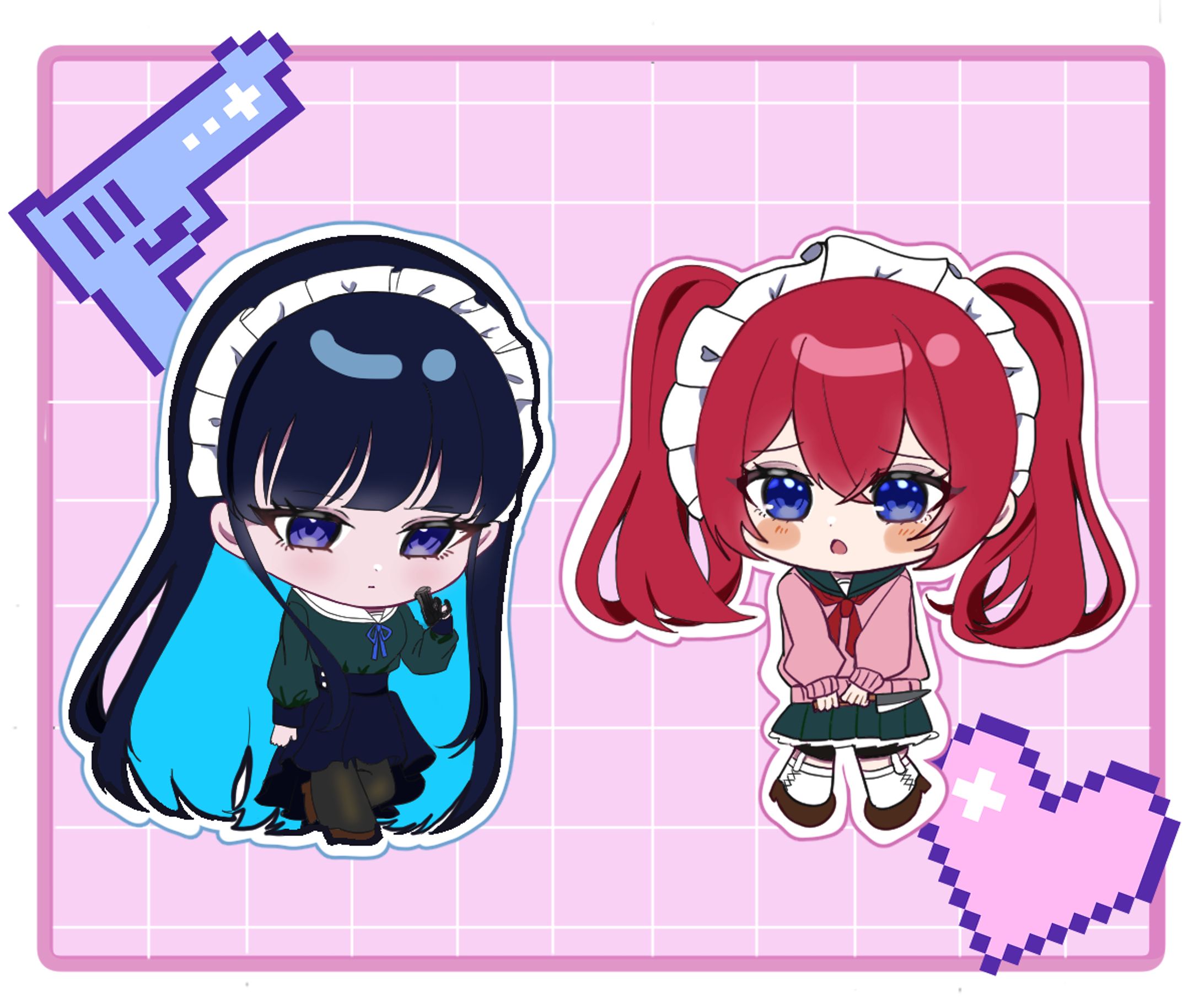 オリジナルキャラクター　SDイラスト-1