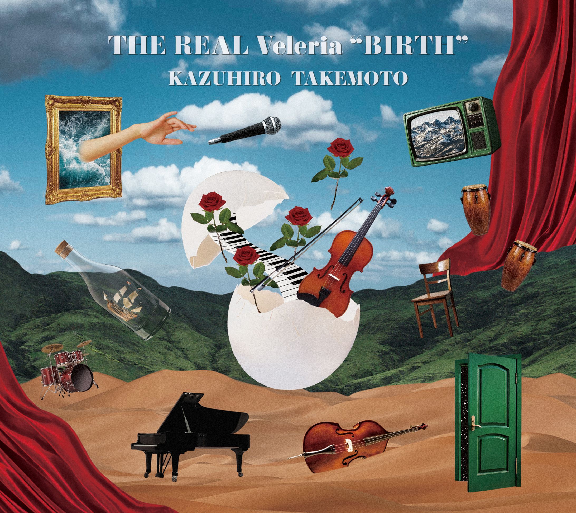 THE REAL Veleria 「BIRTH」 CDジャケットデザイン-1