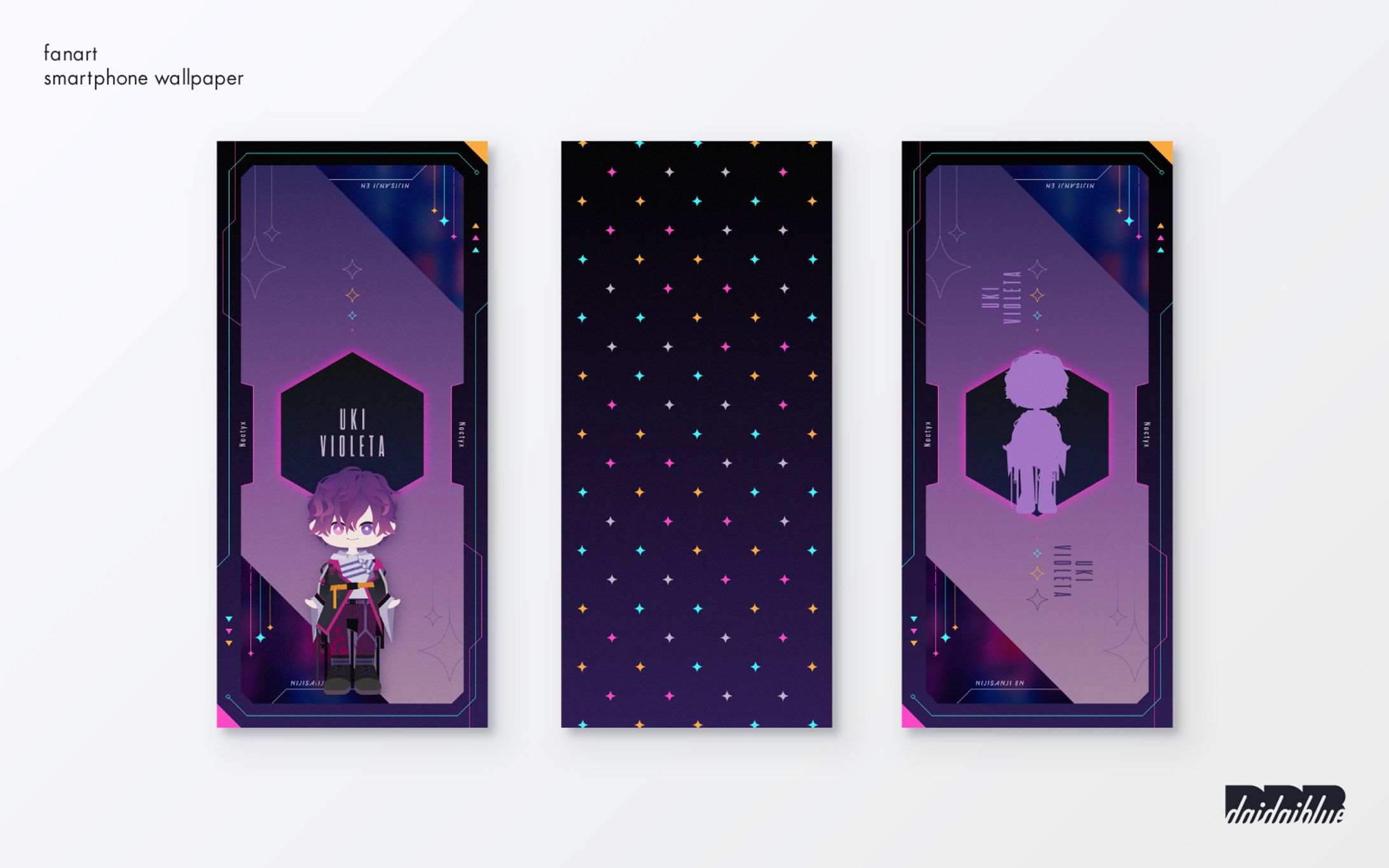 スマホ壁紙/Uki Violeta-1