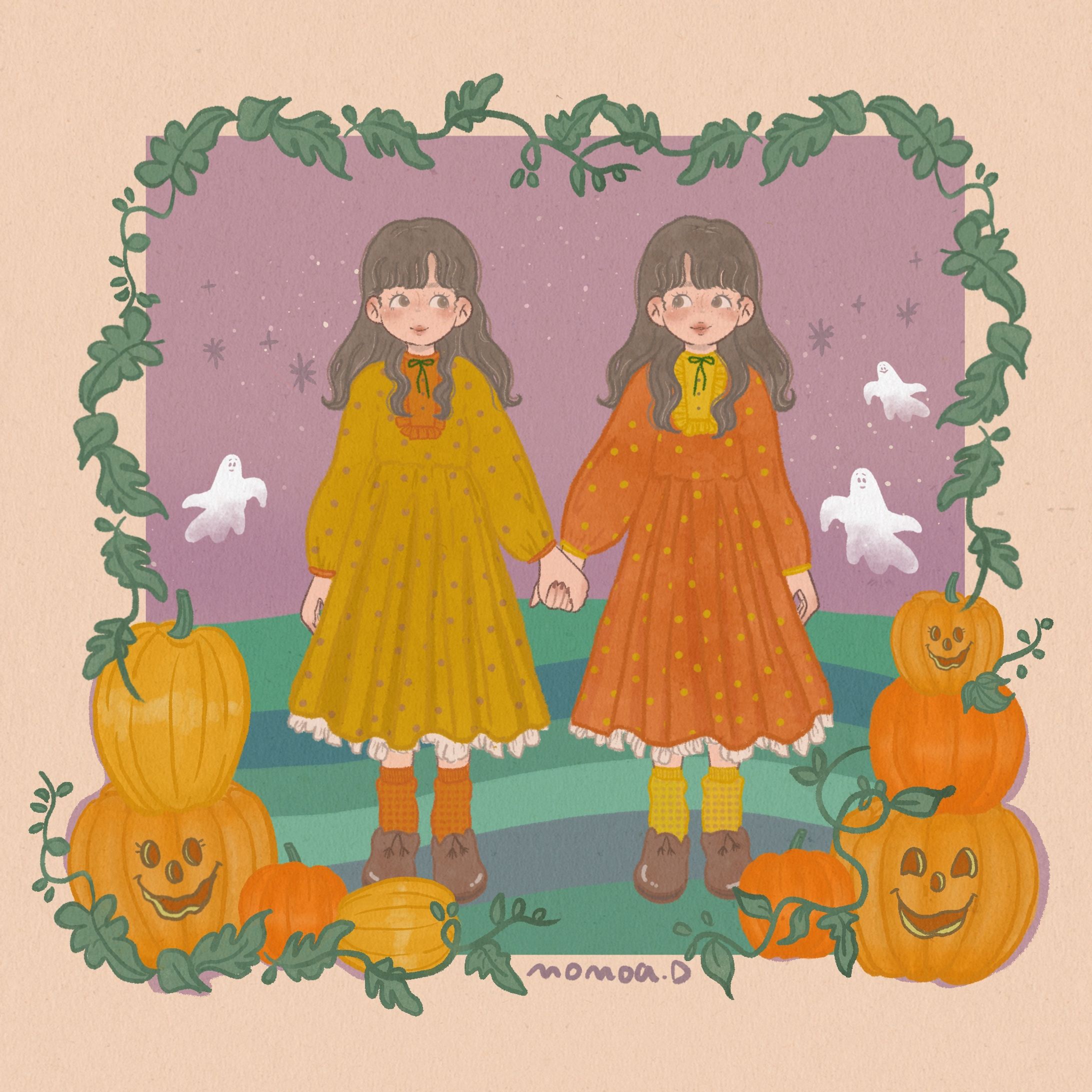 季節物イラスト（ハロウィン）-1