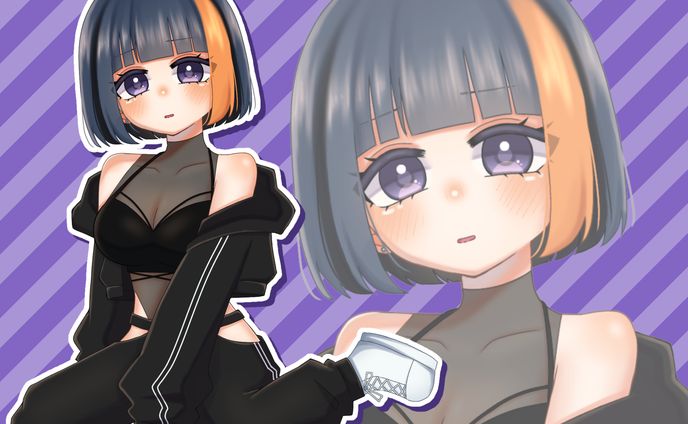 等身イラスト-あんの ぷる。