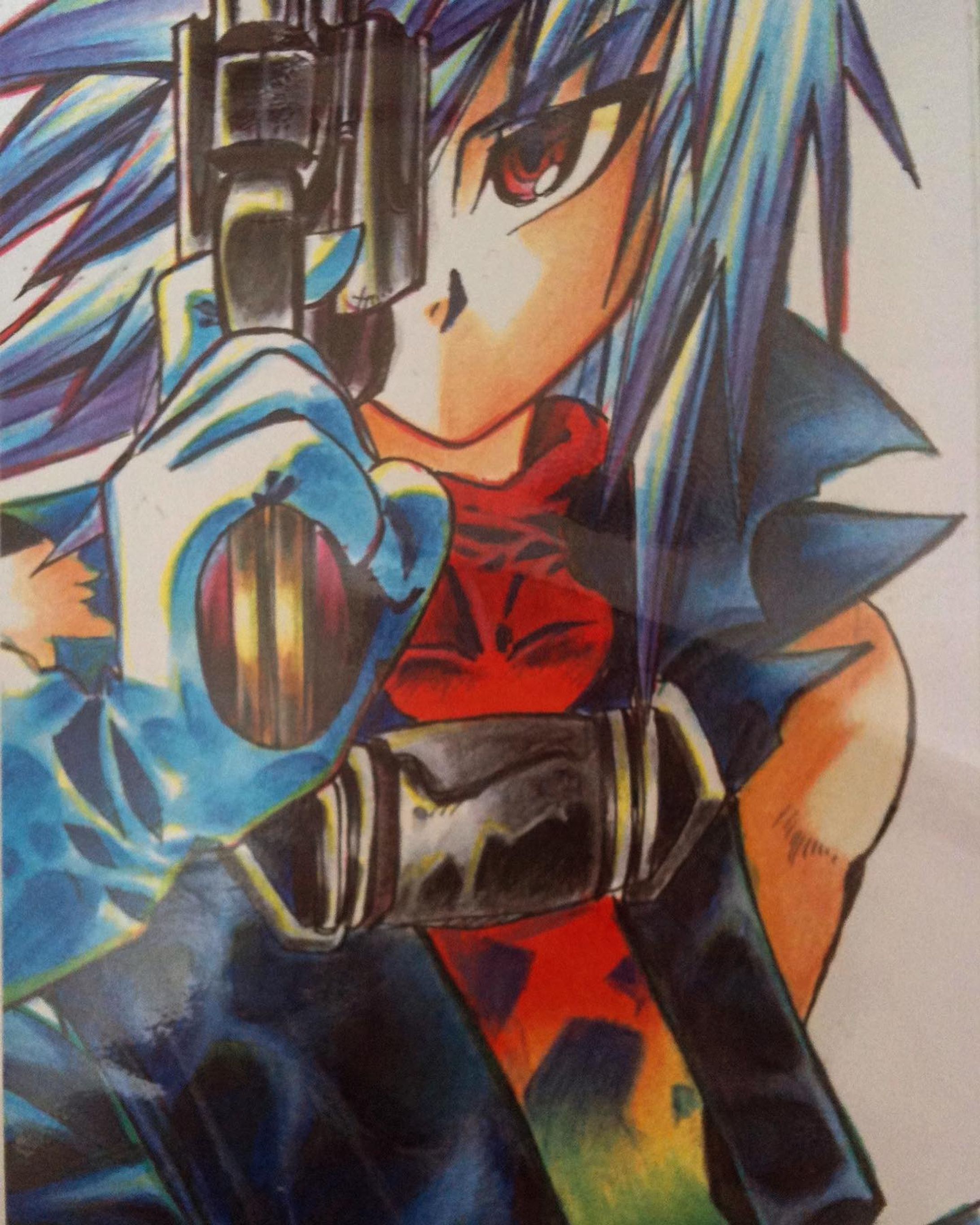 学生時代のオリキャラのライのアナログ絵です。

もっぱら銃を描くのにハマっていて、また銃を持ってます。

コピックと色鉛筆で塗っています。
ドイツの有名な色鉛筆で、塗り心地が良く宝物です。

#イラスト #創作イラスト #ライとアースィー
#一次創作 オリジナルイラスト #ファンタジーイラスト #オリキャラ
#fantasy #fantasycharacter #originalcharacter #rpghero
#アナログ絵  #アナログイラスト #色鉛筆  #色鉛筆イラスト #コピックイラスト #コピック-1