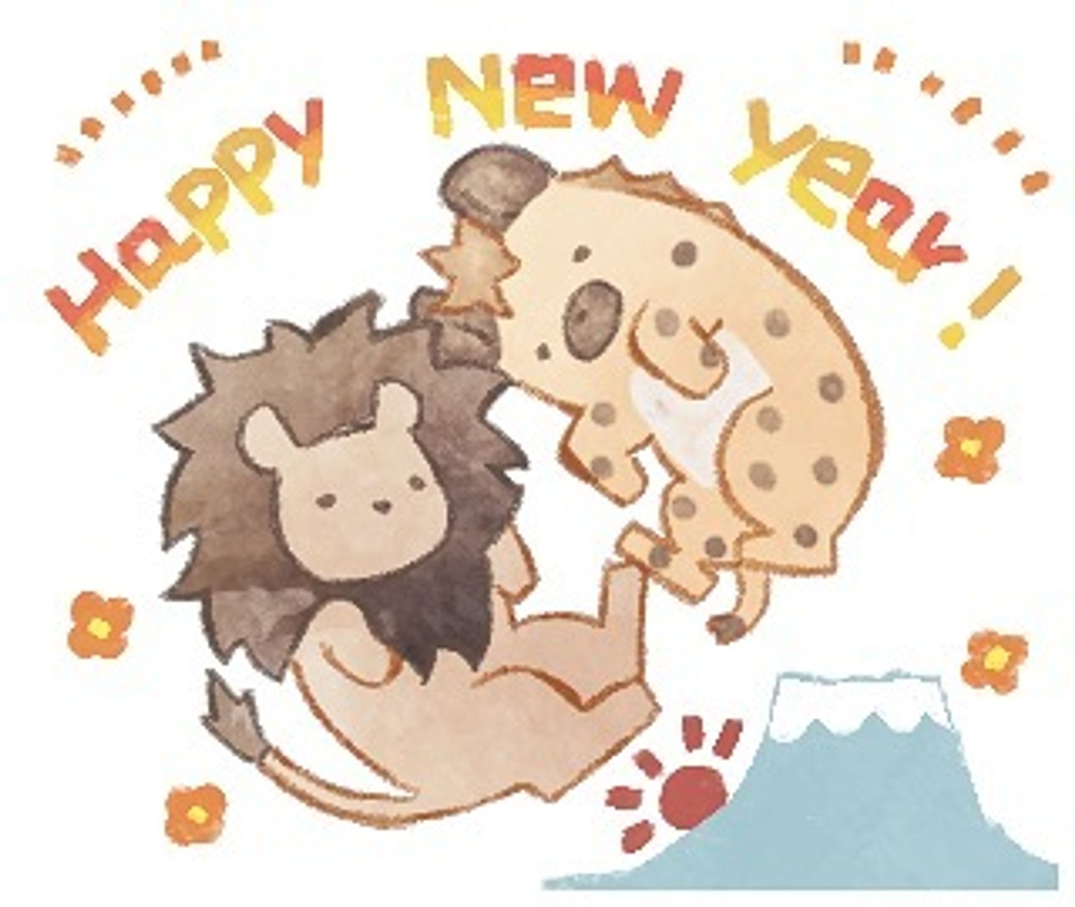 #lineスタンプ #ハイエナ #ライオン #instagram #illustration #イラスト-1