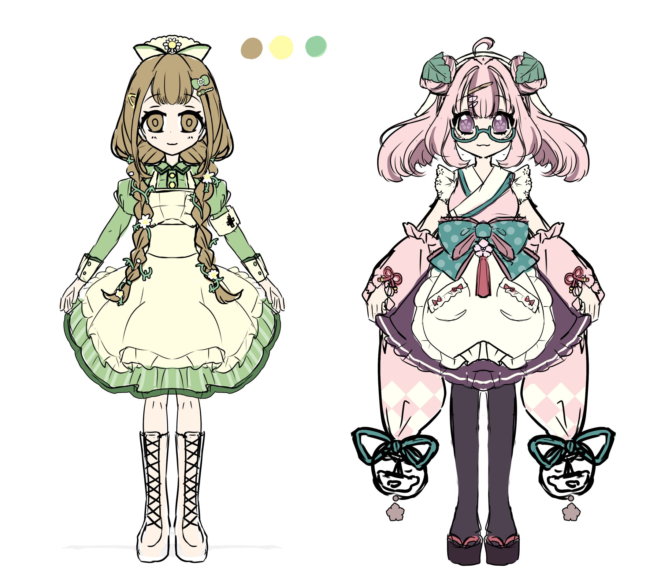 【デザイン】すずらんナース　桜餅メイド-1