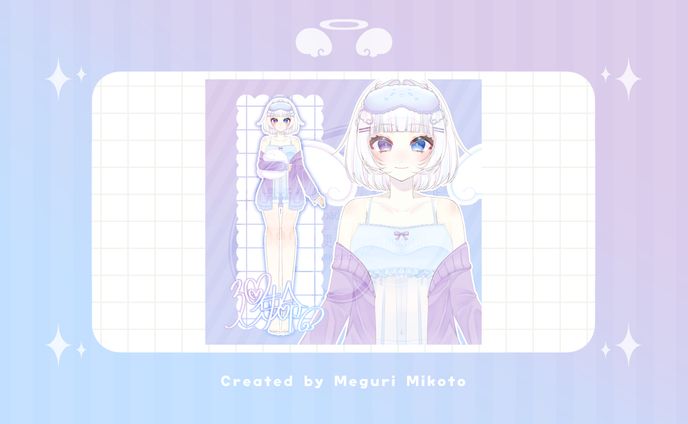 【立ち絵】廻吏命【部屋着】