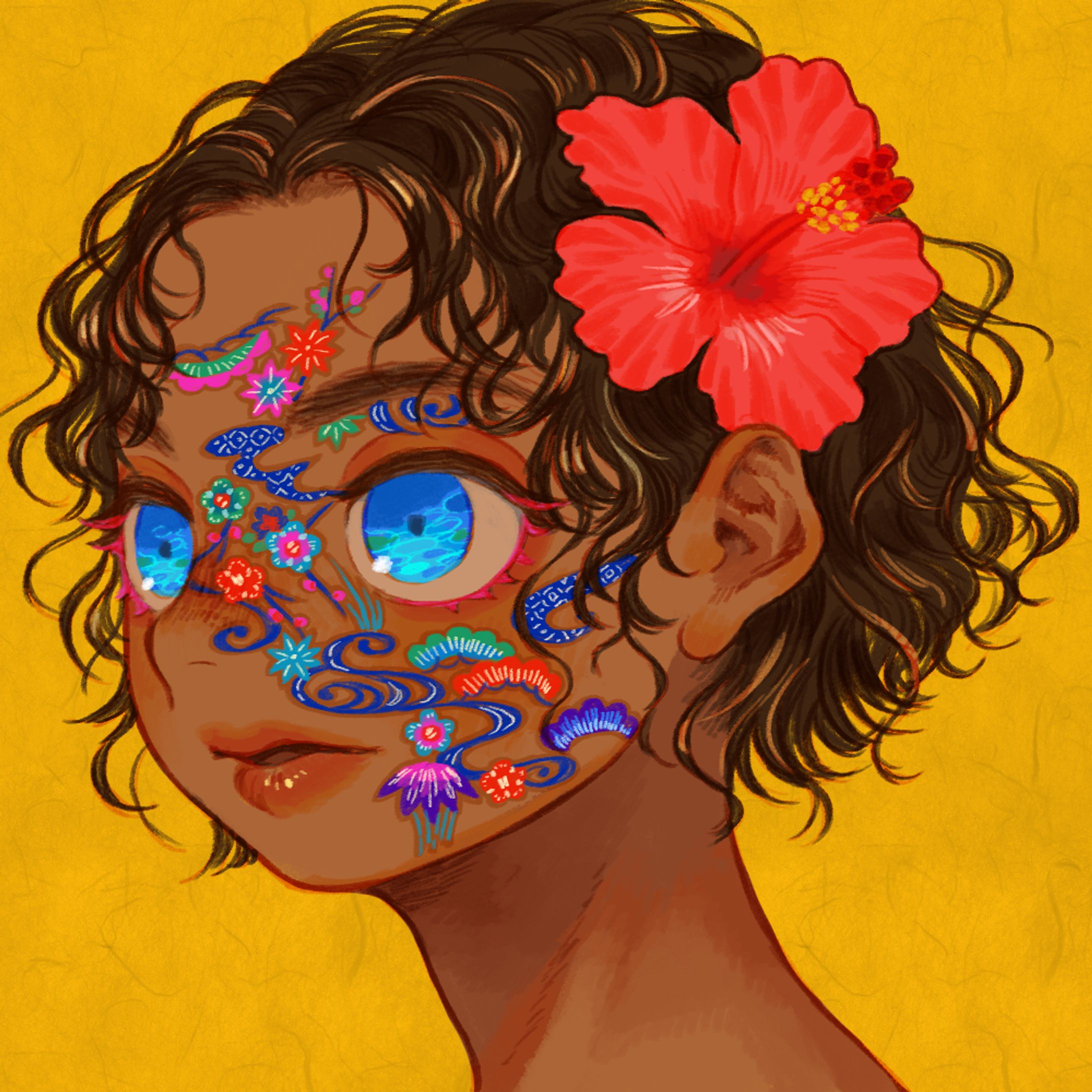 伝統工芸×フェイスペイント-1