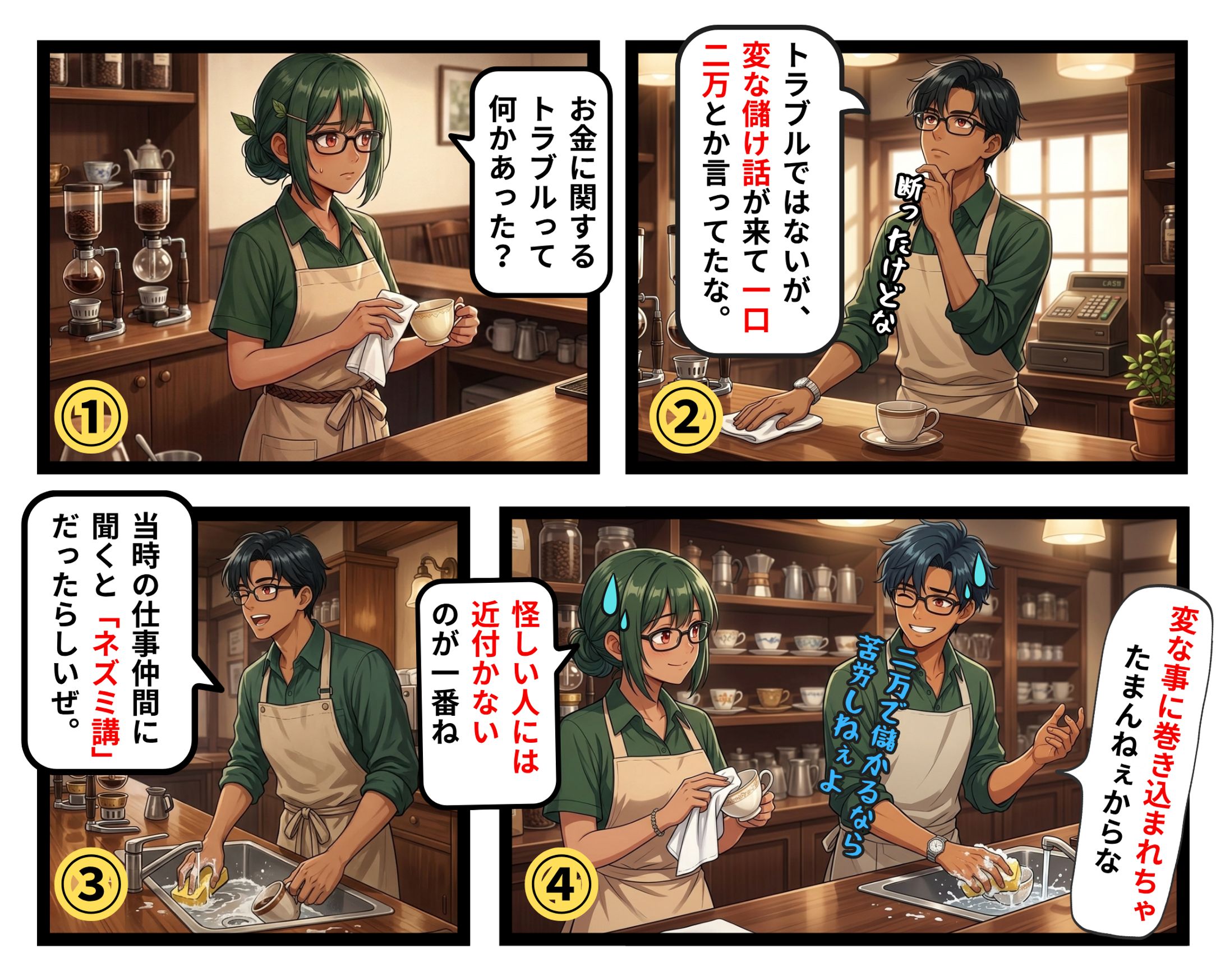 怪しい話は断ろう！-1