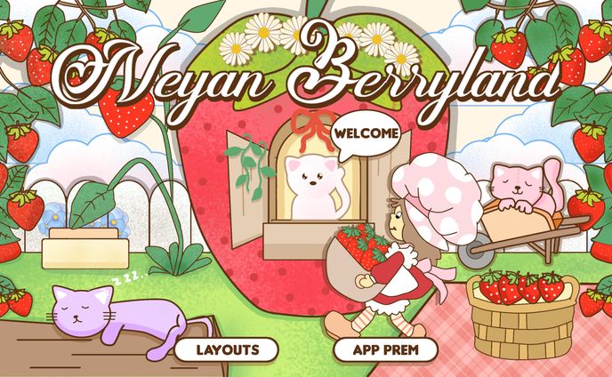 Set up strawberry themed custom