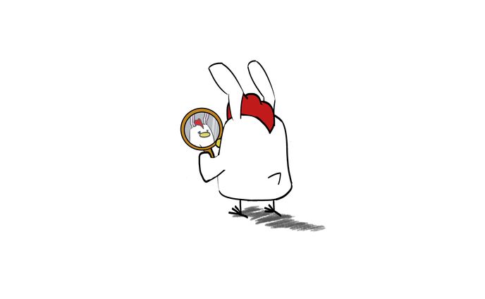 うさぎととりのキメラ