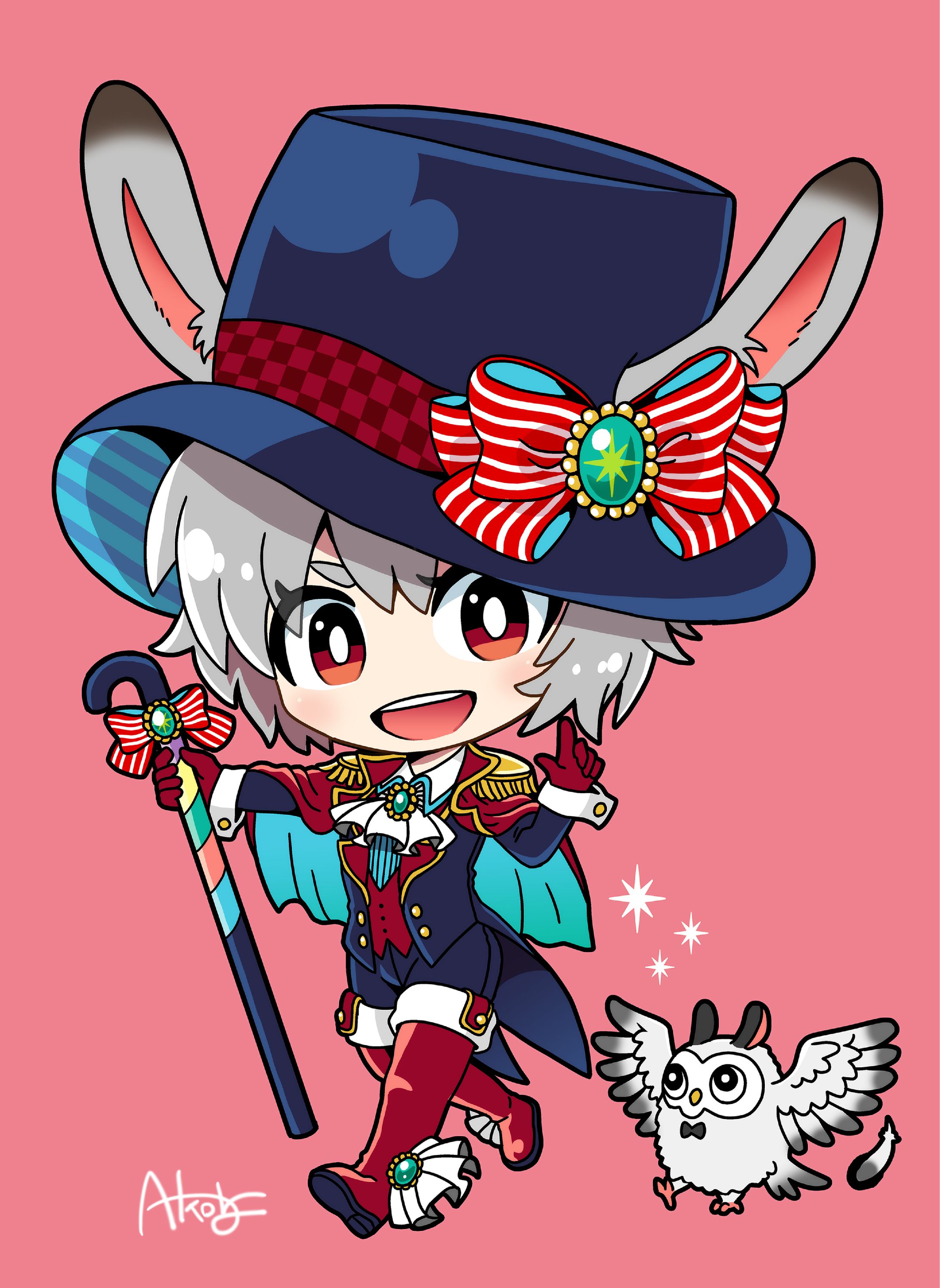 創作SDキャラクター（だんちょう）-1