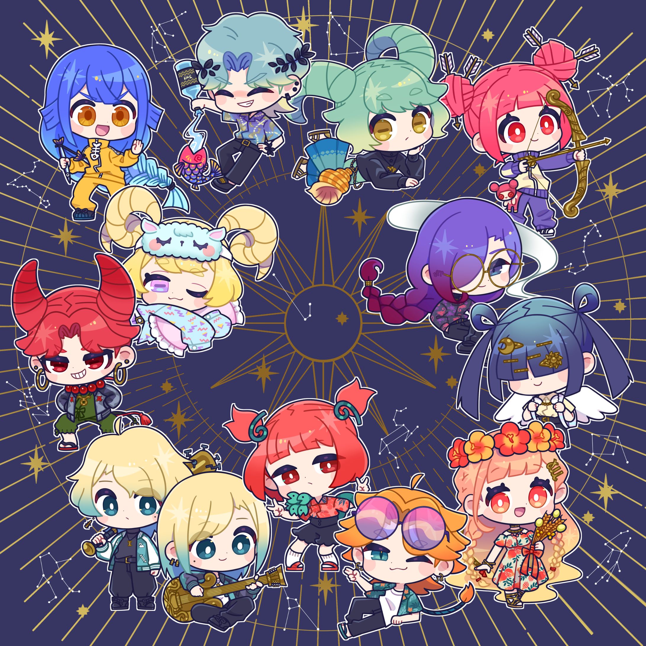 12星座擬人化-1