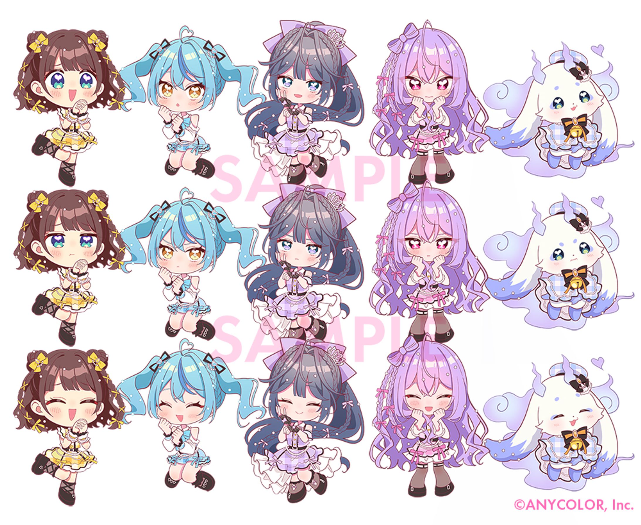にじさんじ所属 いずれ菖蒲か杜若様「無理すぎ♡オタクハート」MV内SDイラスト-1