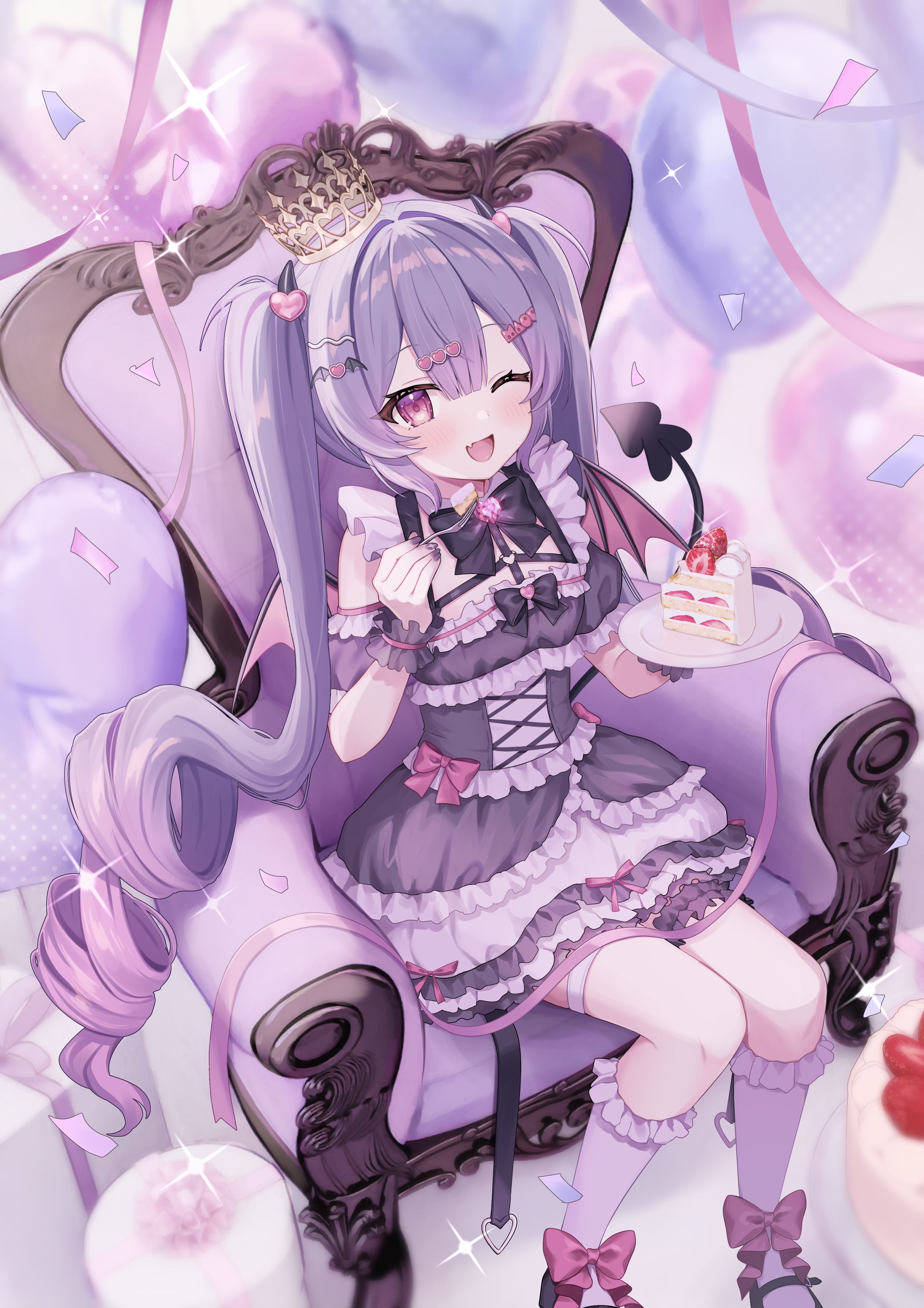 魔王なのだ様 誕生日イラスト-1