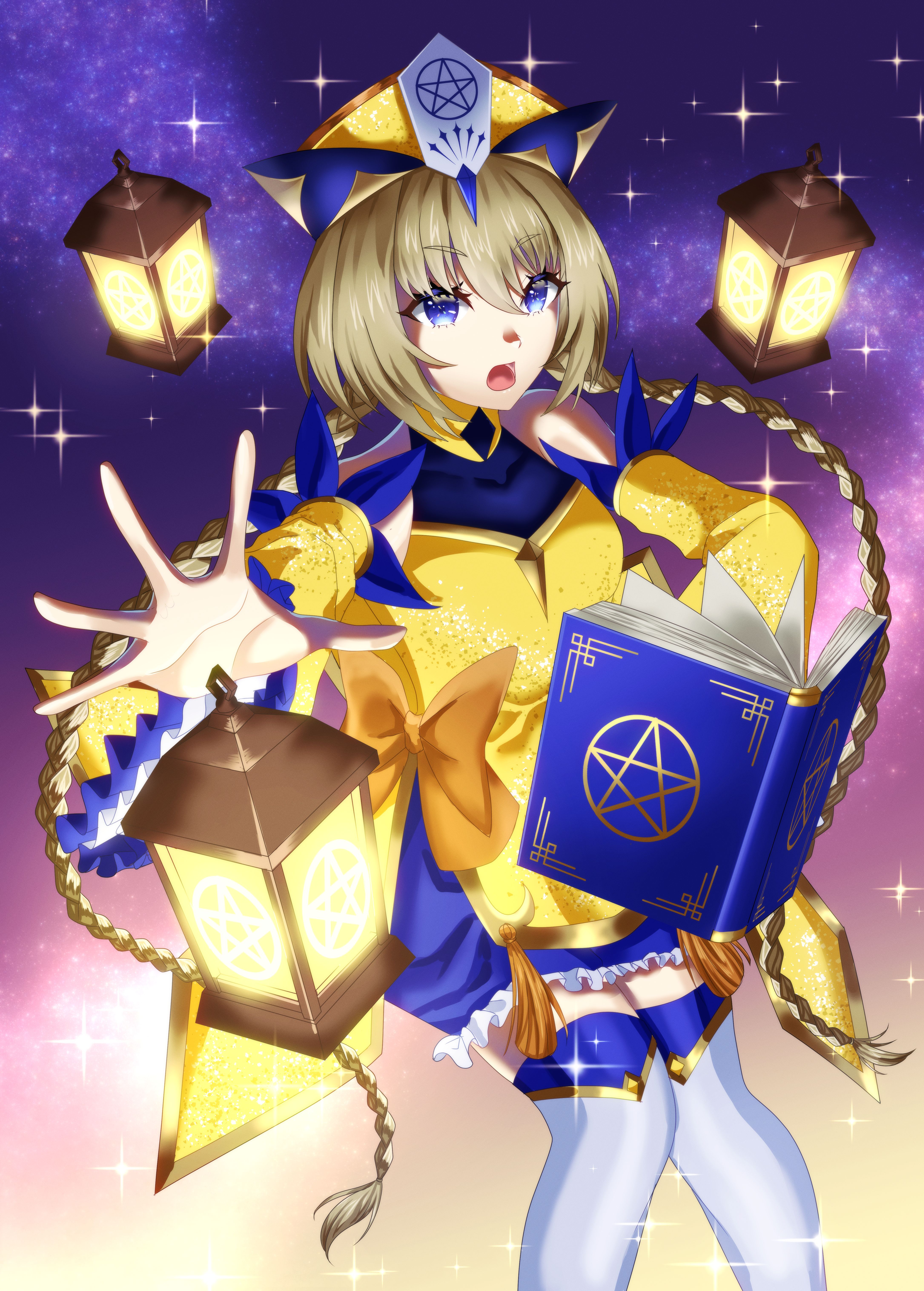 ファンタジー風アニメキャラクターイラスト 和風ファンタジーキャラクター女性