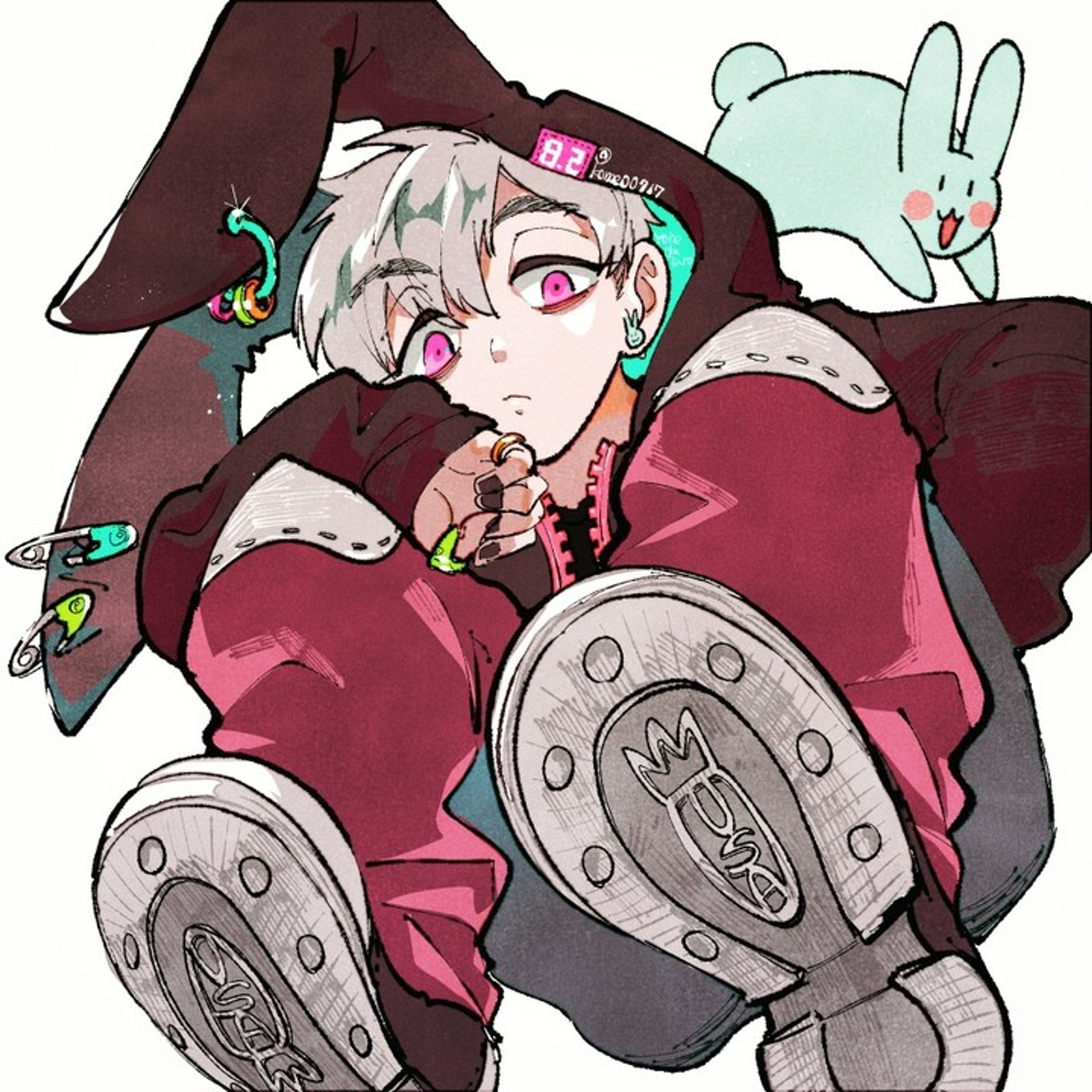 バニバニバニー🐇twitterから。
#イラスト #clipstudiopaint ＃うさぎ-1
