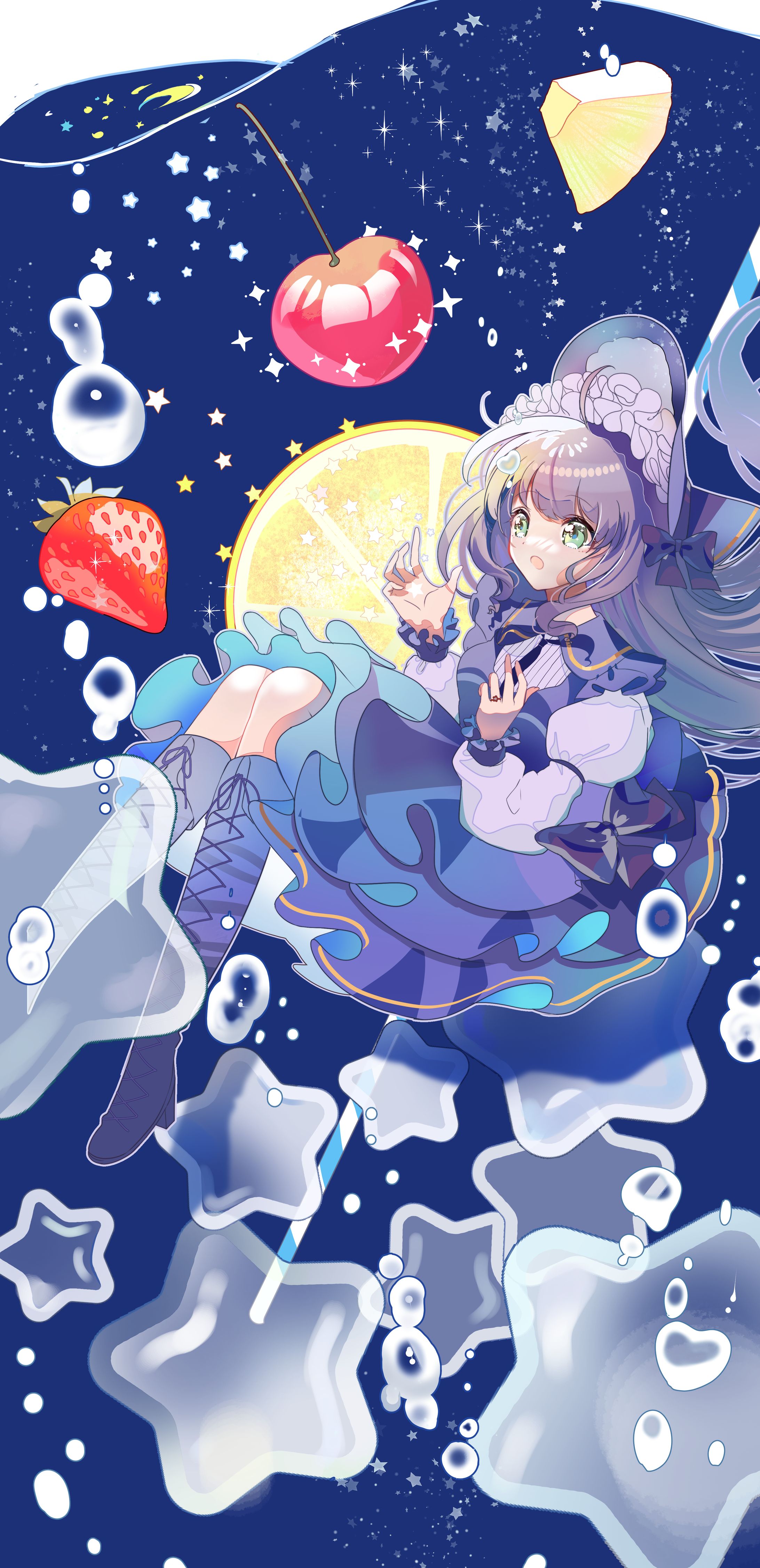 星空フルーツソーダ　Skeb-1