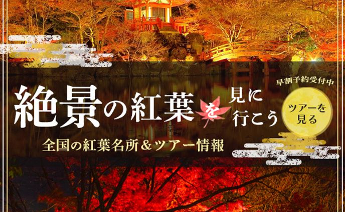         バナー 『紅葉名所&ツアー』