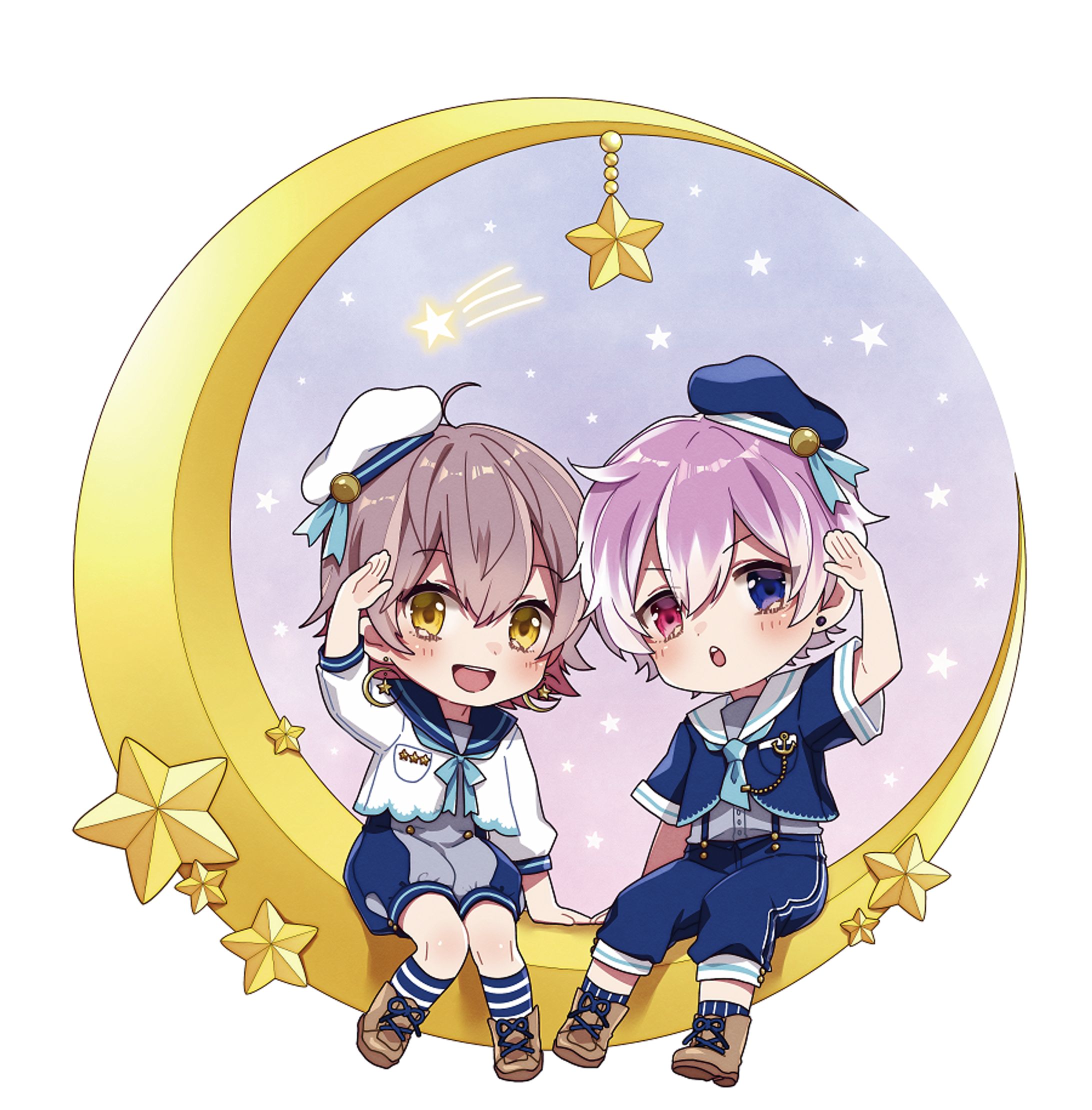 『ときくん』『ユエナ』グッズイラスト-1