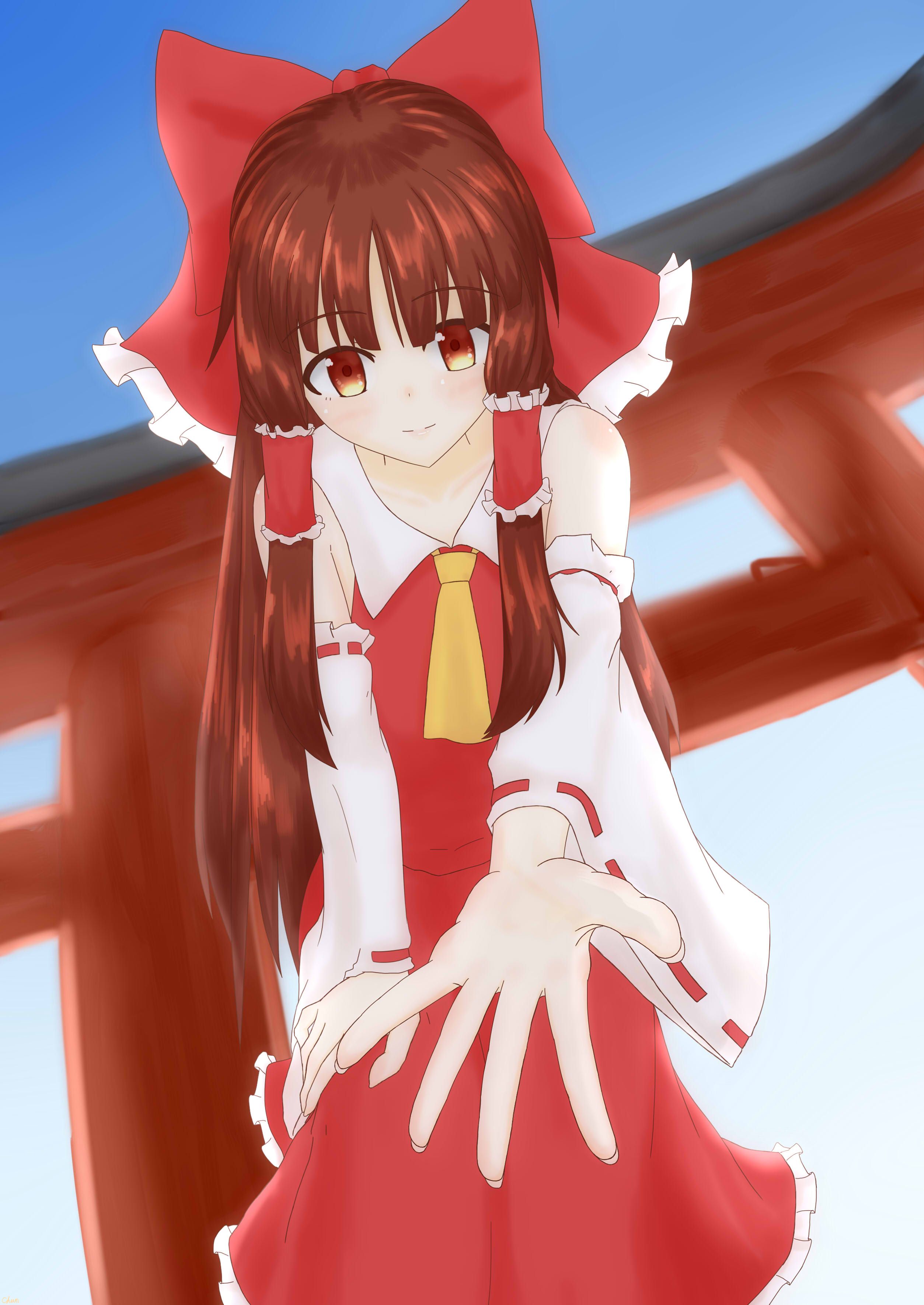 東方Project 博麗霊夢 ののこ先生 直筆サイン入り イラストフィルム