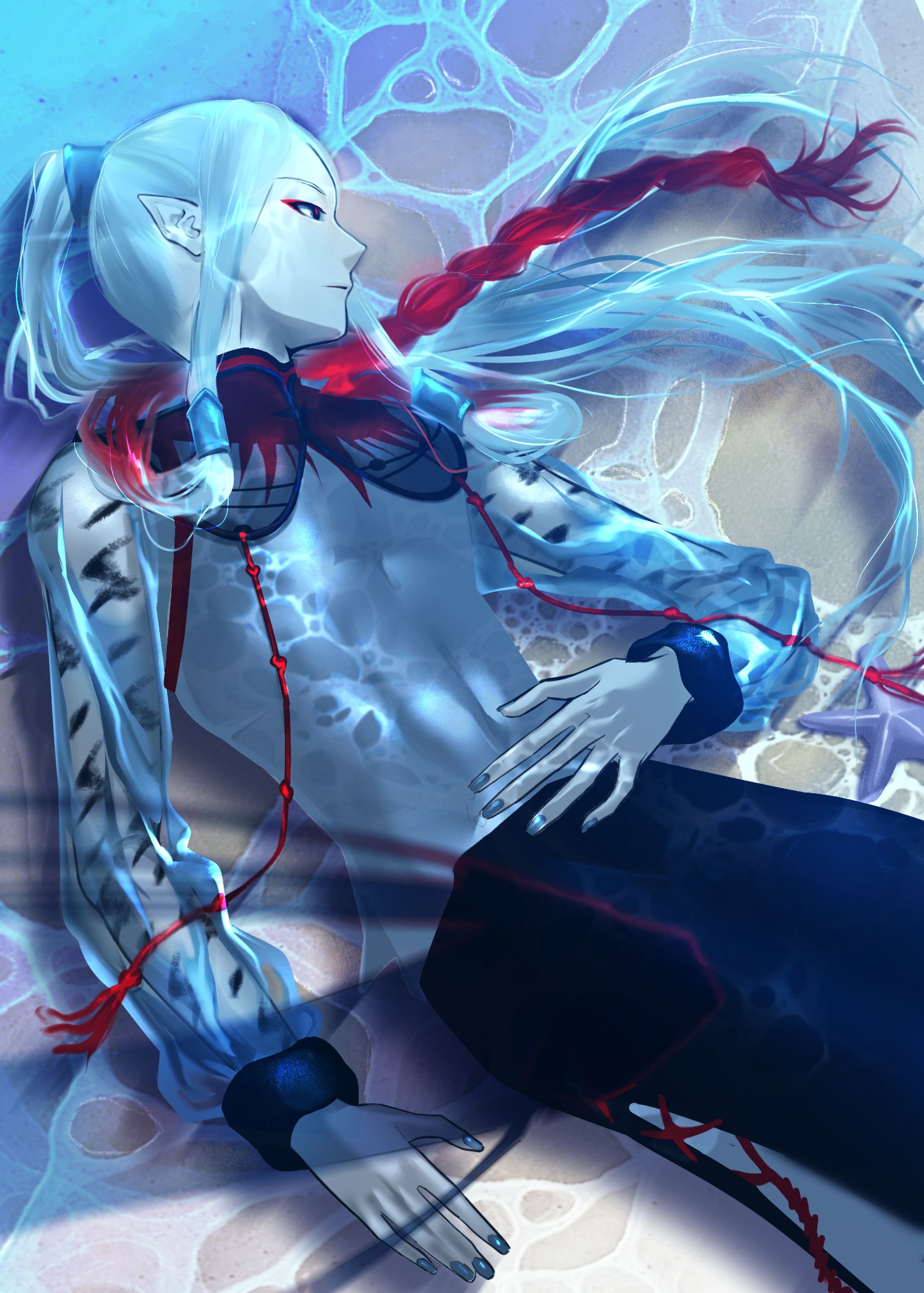 【創作🐟擬人化】リュウグウノツカイ-1
