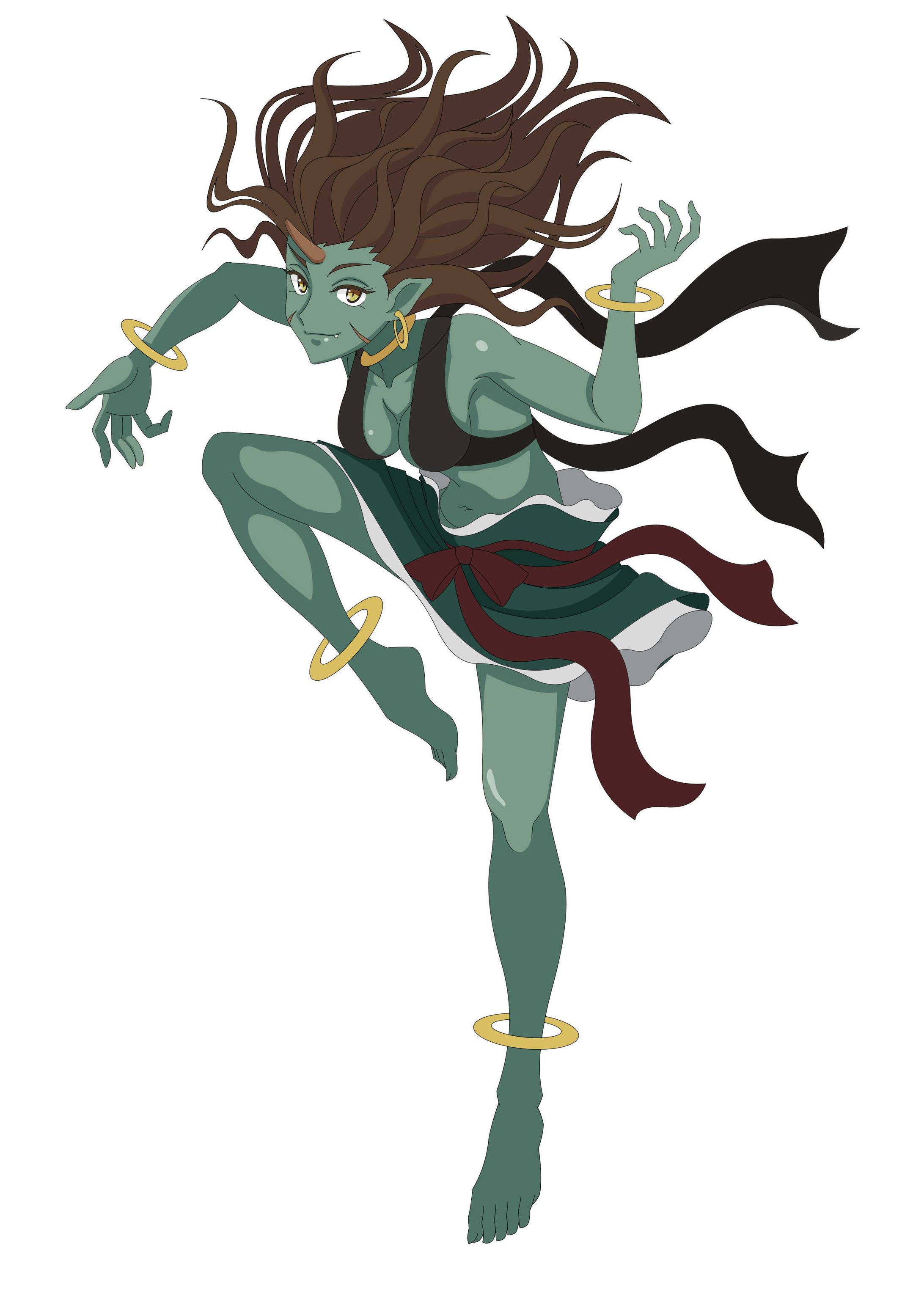 【イラスト】風神 LADY-1