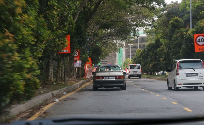190E through the wind