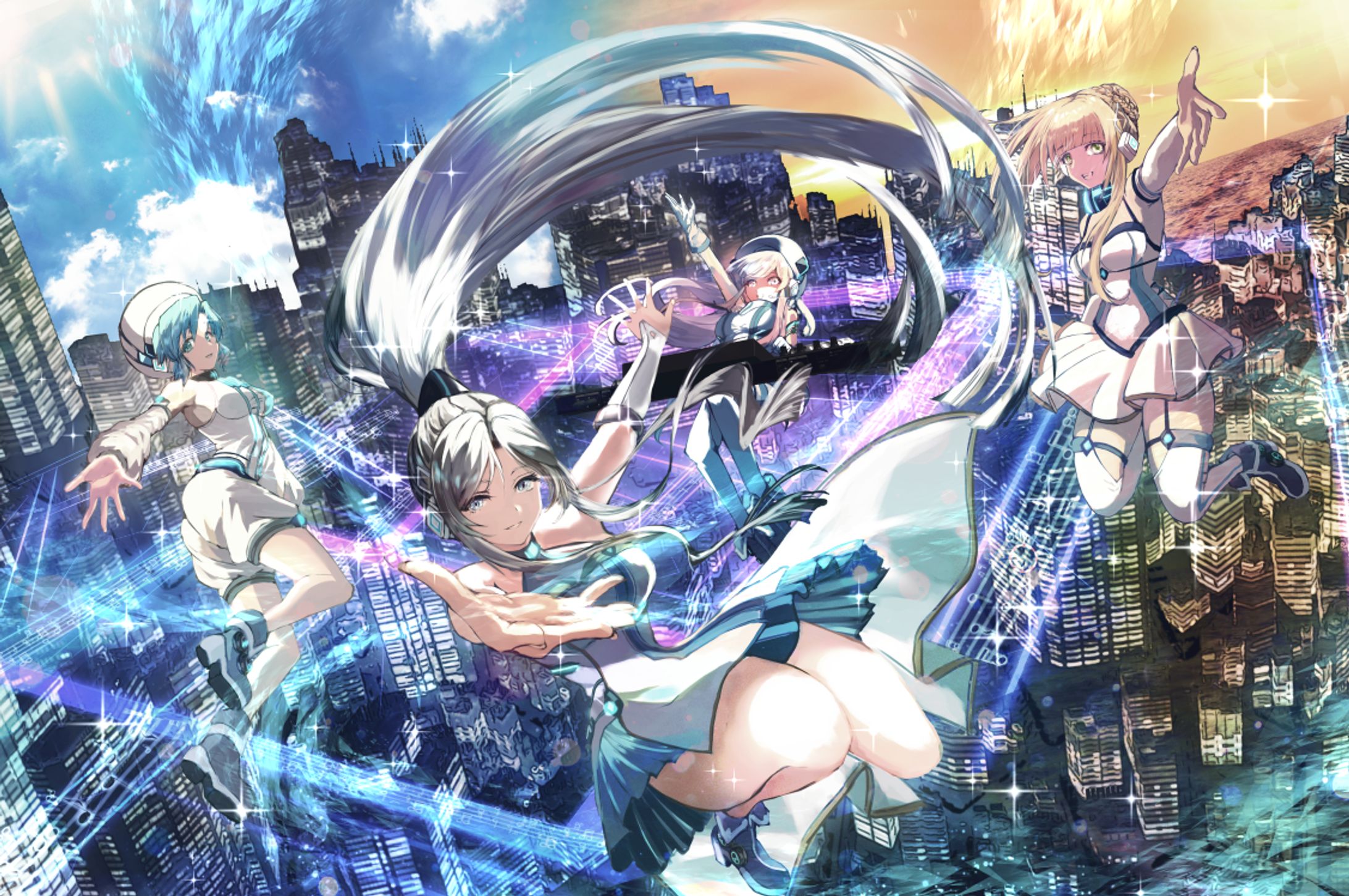 株式会社ブシロード・株式会社ブシロード　ムーブ・イラストレーター応援プラットフォームGENSEKI主催　ブシロード15周年記念！ DJ×アニメ×ゲーム『D4DJ』×GENSEKIイラストコンテスト受賞作品「Photon Maiden WORLD LINK Live」（U i r o（ういろー）名義 )-1