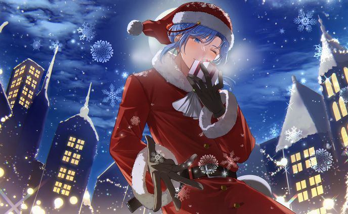 アオイカーメン様 クリスマスイブMVイラスト