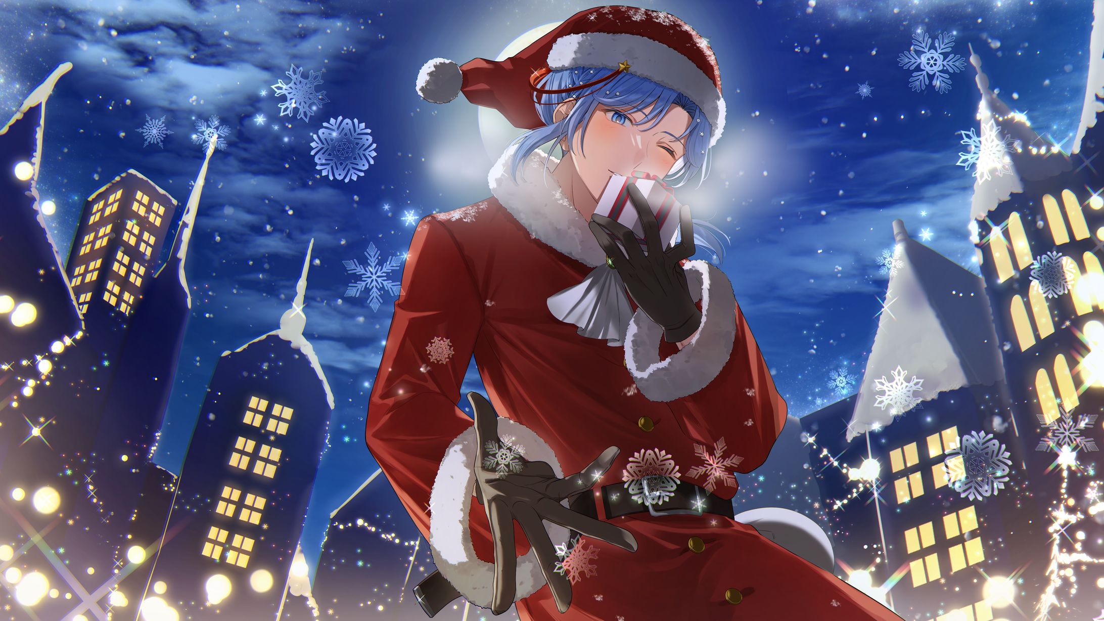 アオイカーメン様 クリスマスイブMVイラスト-1