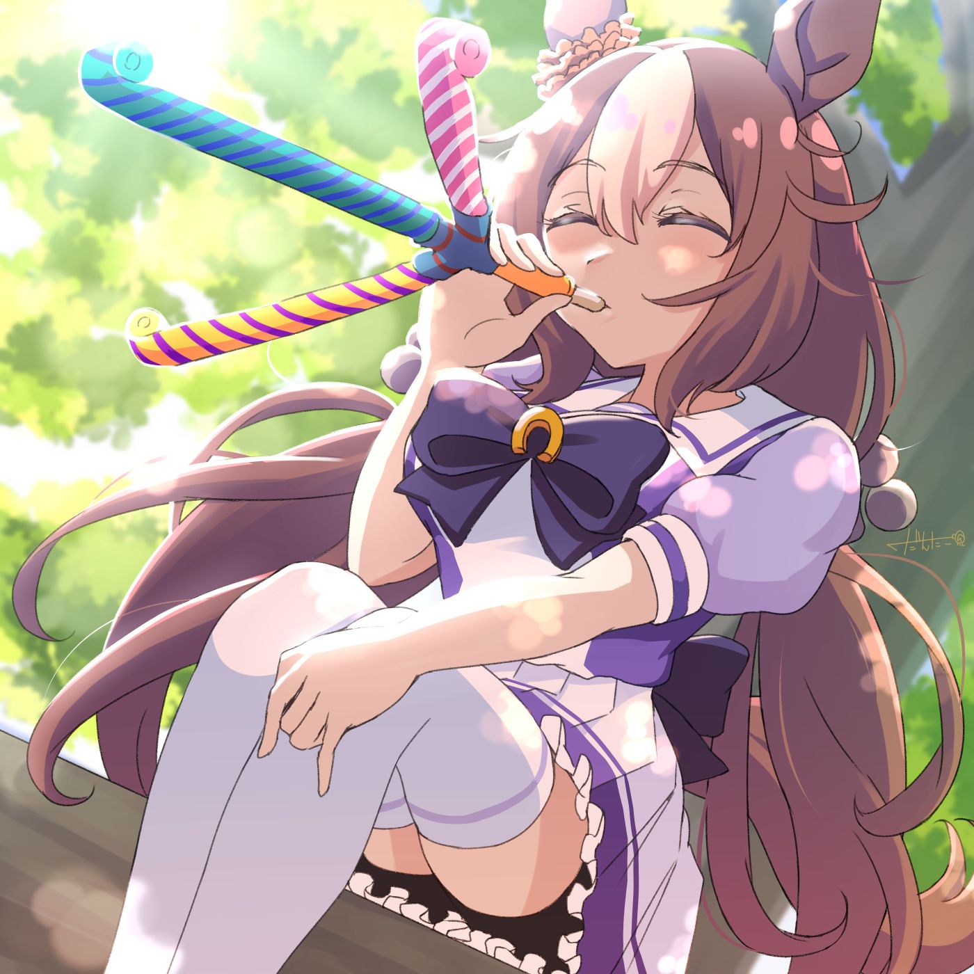 ハルウララとライスシャワー