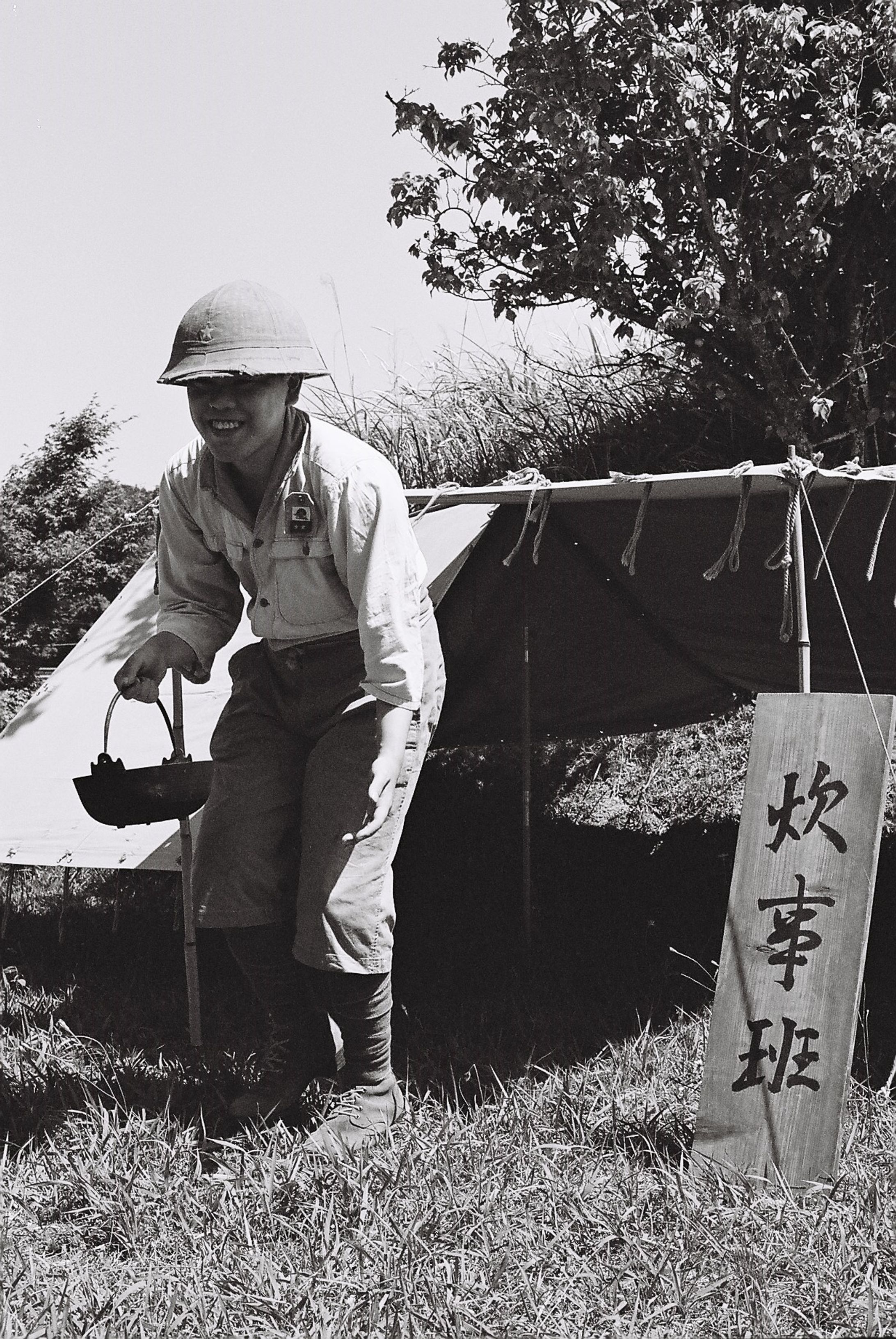 日本陸軍 炊事班(フィルム撮影)-1