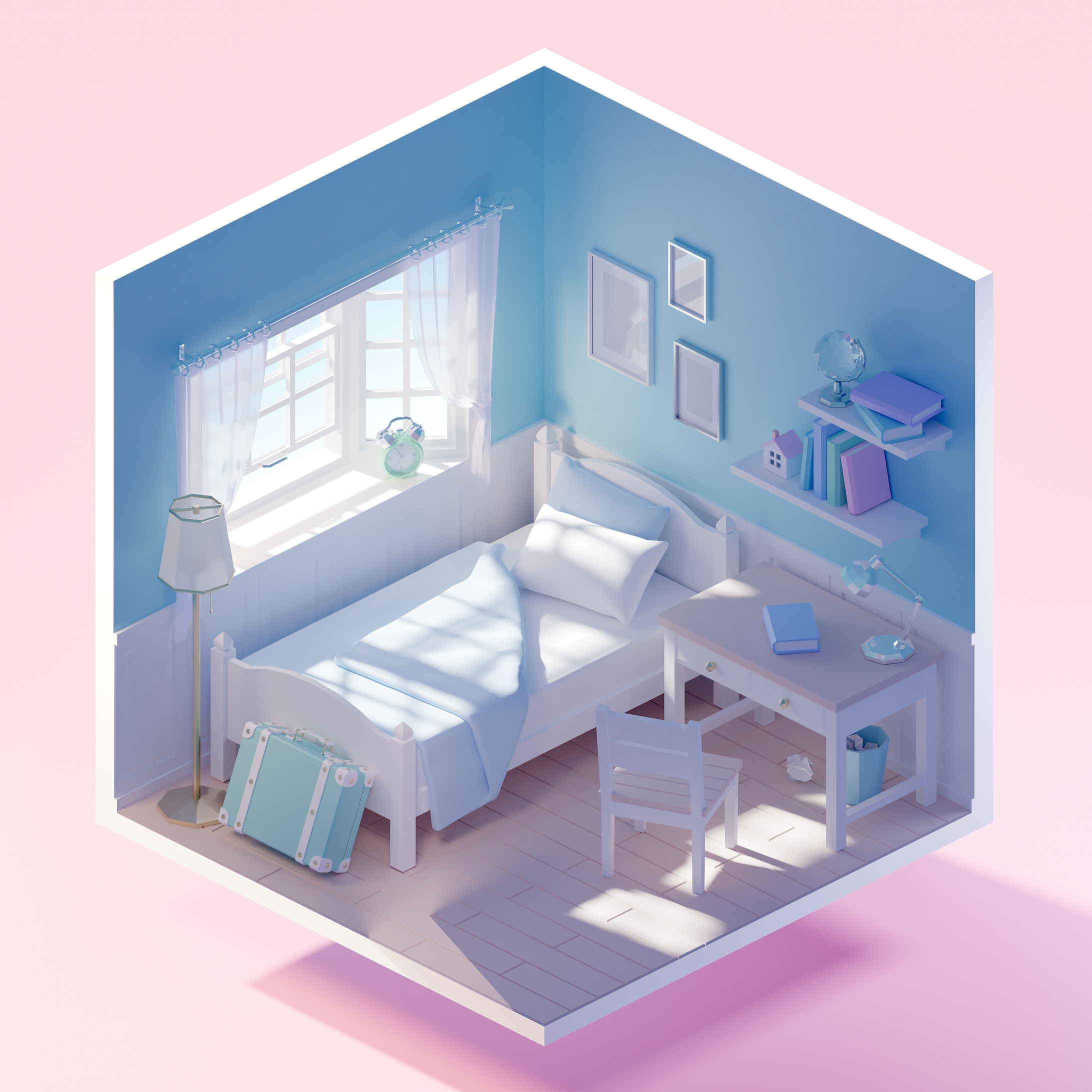 ミニチュア風の部屋-1