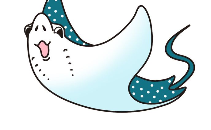 マダラトビエイのPIGくん