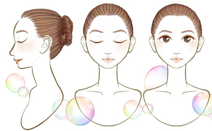 美容系イラスト　女性