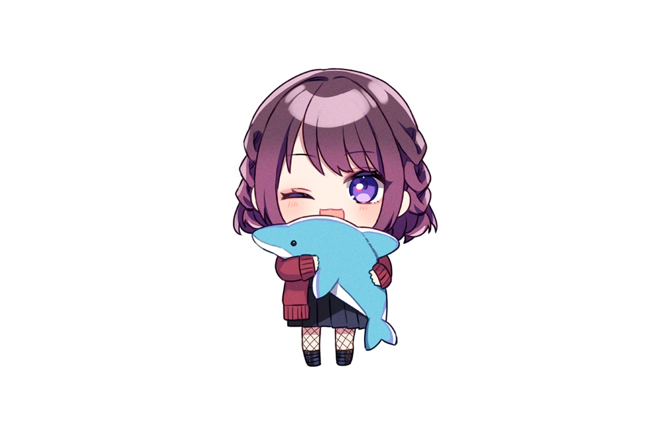 湊生かなと様　グッズ用イラスト-1