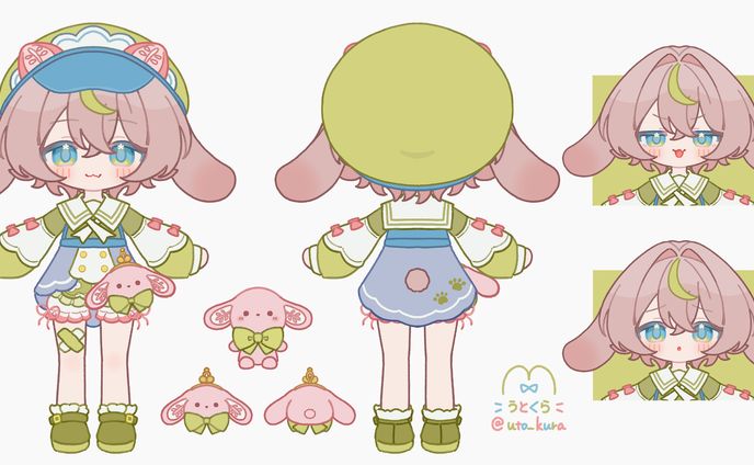 うとくら キャラデザ2枚