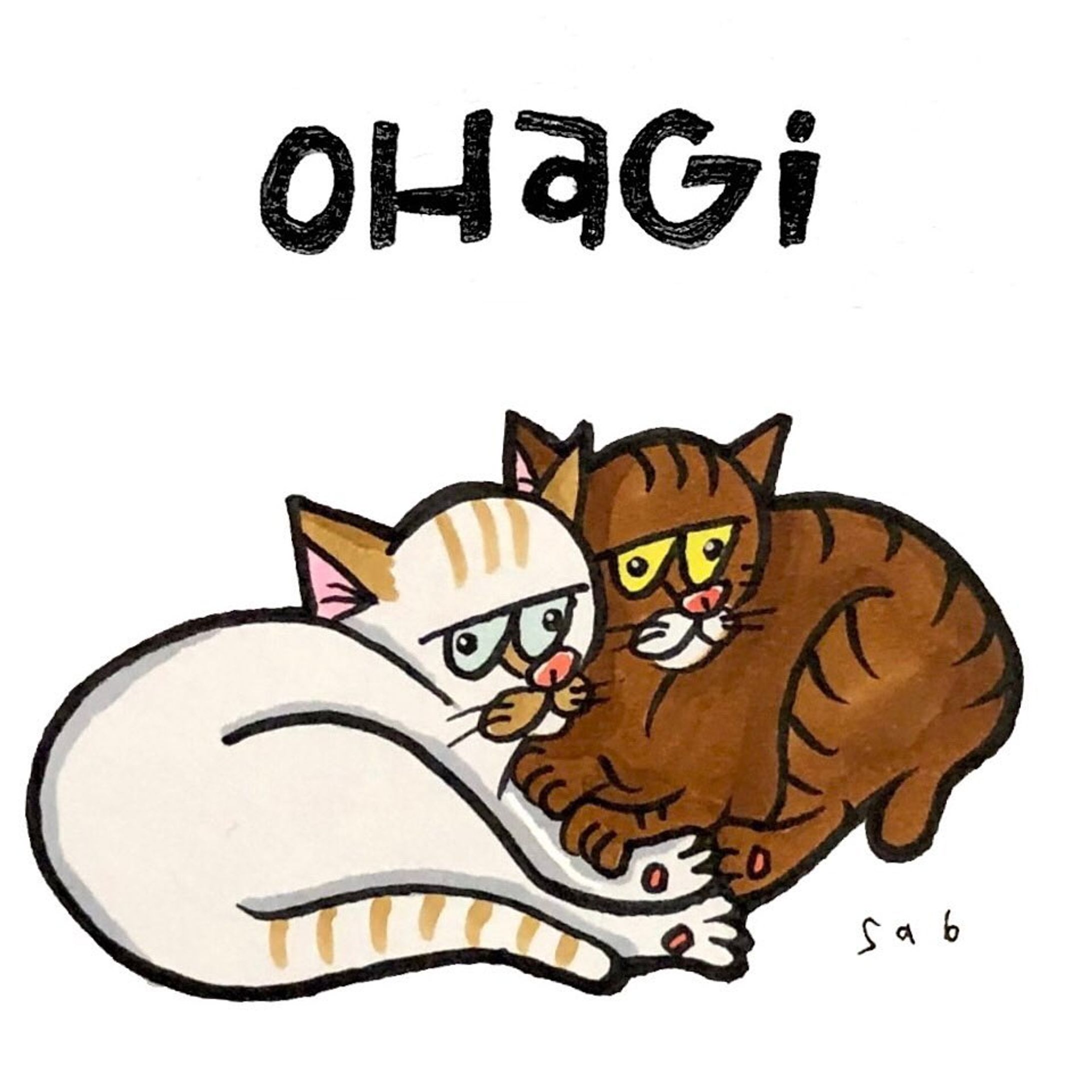 Omochi and Anko
#drawing #illustration #art #artwork #cat #cartoon #イラスト #落書き #イラストレーター #絵 #アート #カートゥーン #猫 #猫イラスト-1