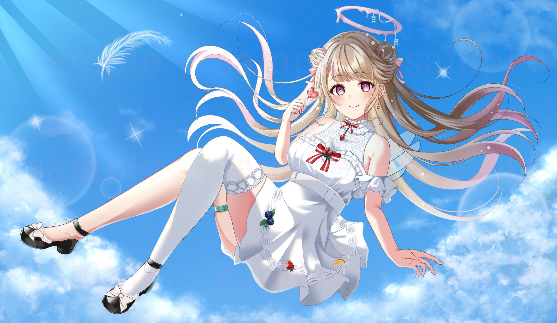 【一枚絵】甘眠あむ様　パネル開けイラスト-1