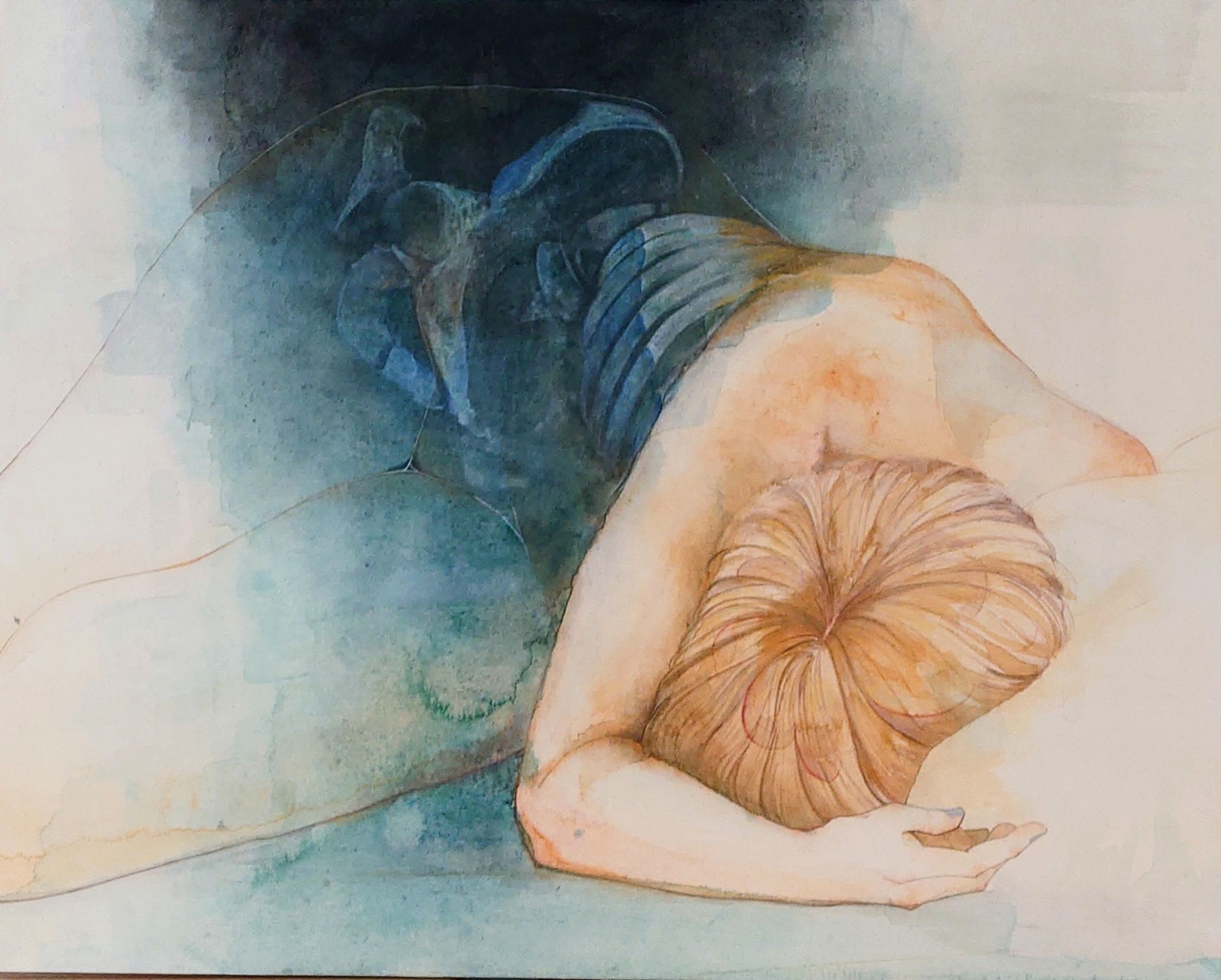 【課題】 日本画 人物絵-1