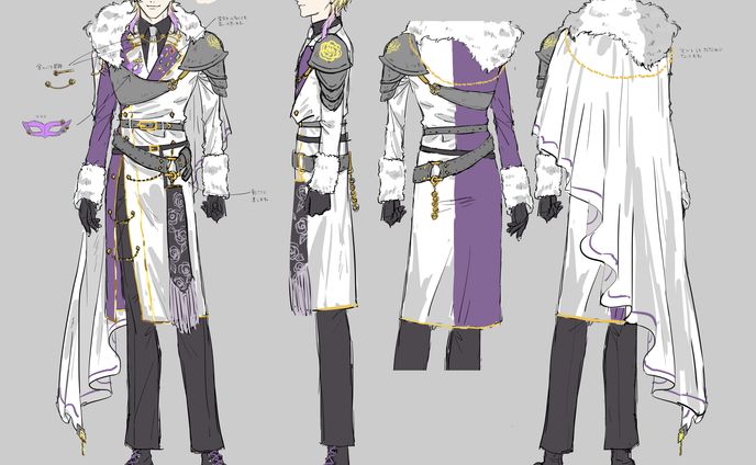 キャラクターデザイン_個人制作3Dゲーム