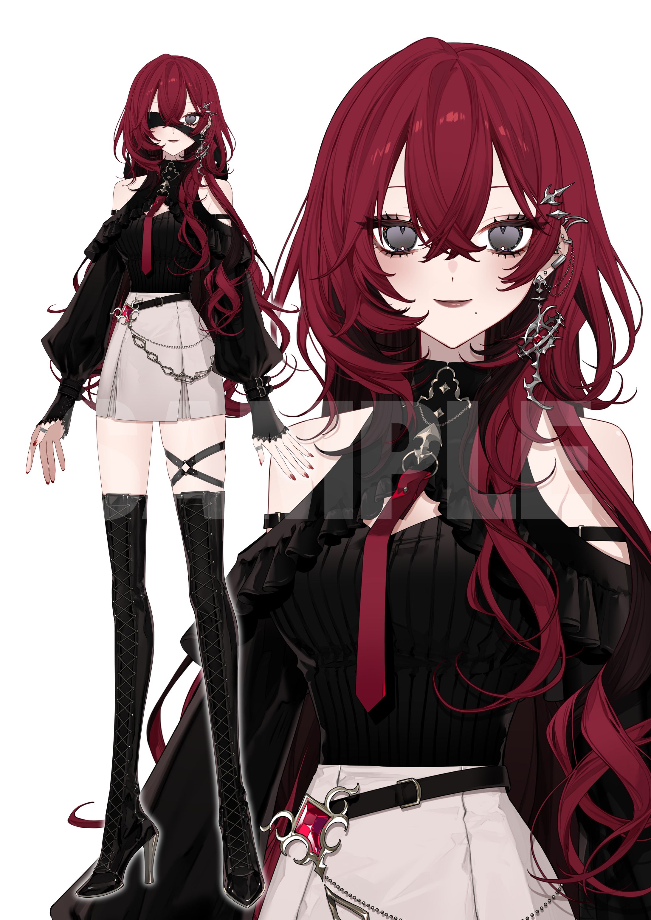 LOVOさん/新衣装Live2Dモデルイラスト(＋衣装デザイン)-1