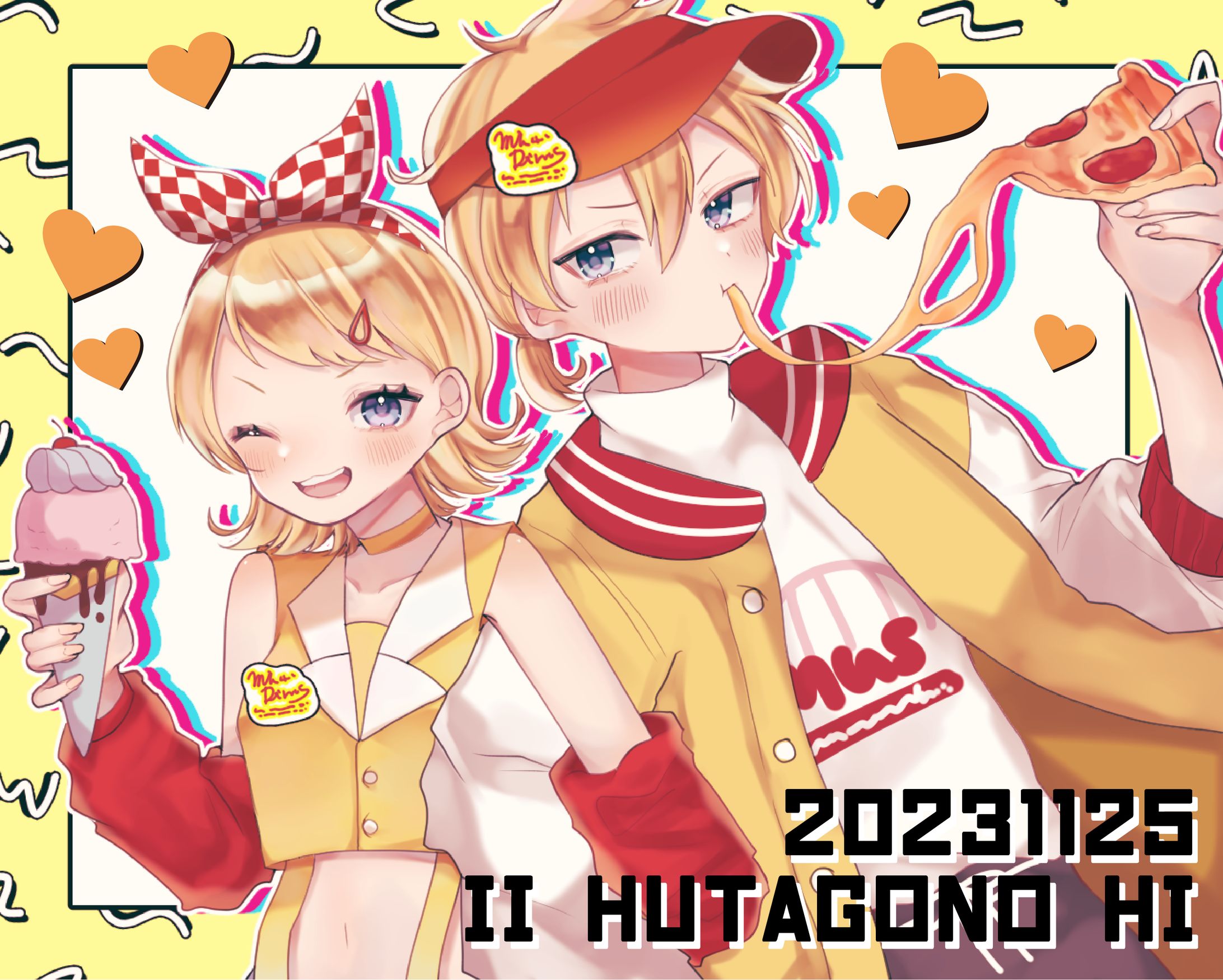  鏡音リン・レン　ファンアート-1