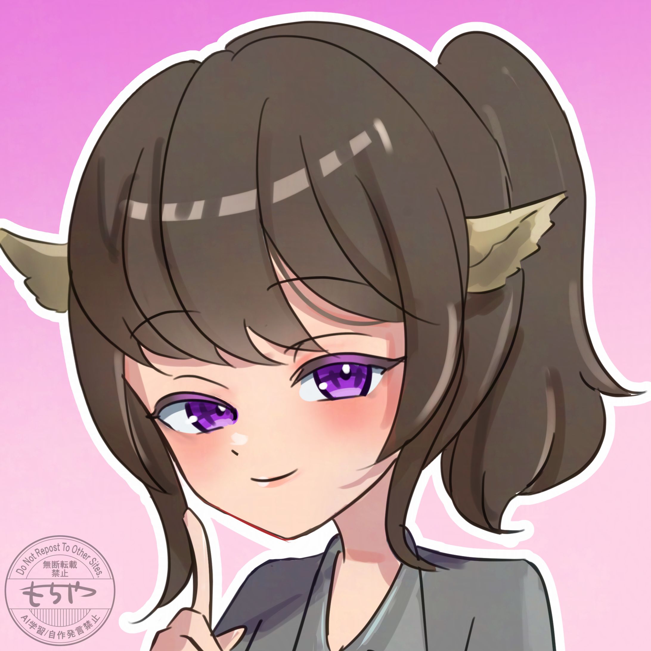 【オリジナル】Head-shot girl-1