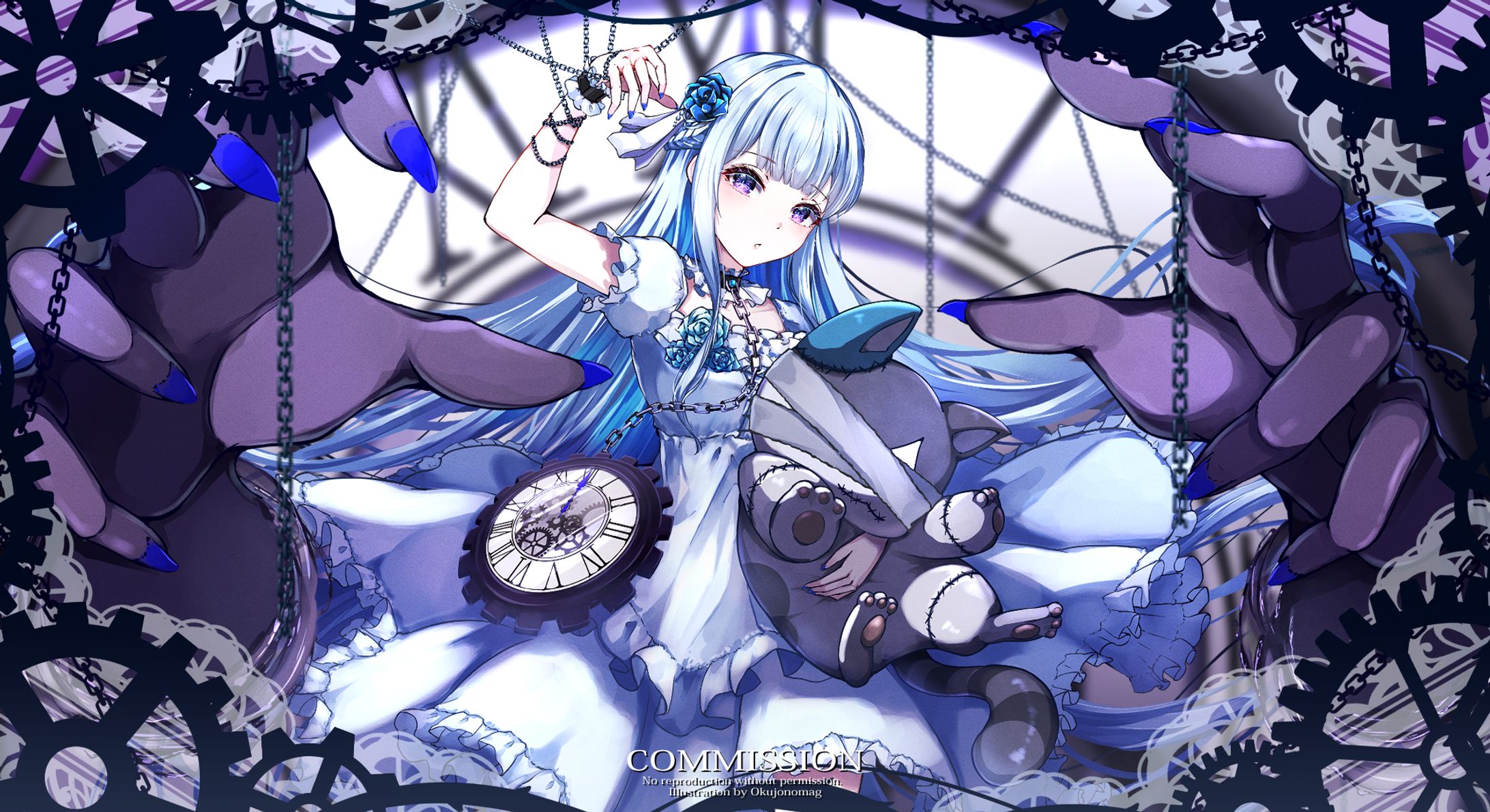 【ご依頼】撥条少女時計　MVイラスト（差分あり）-1