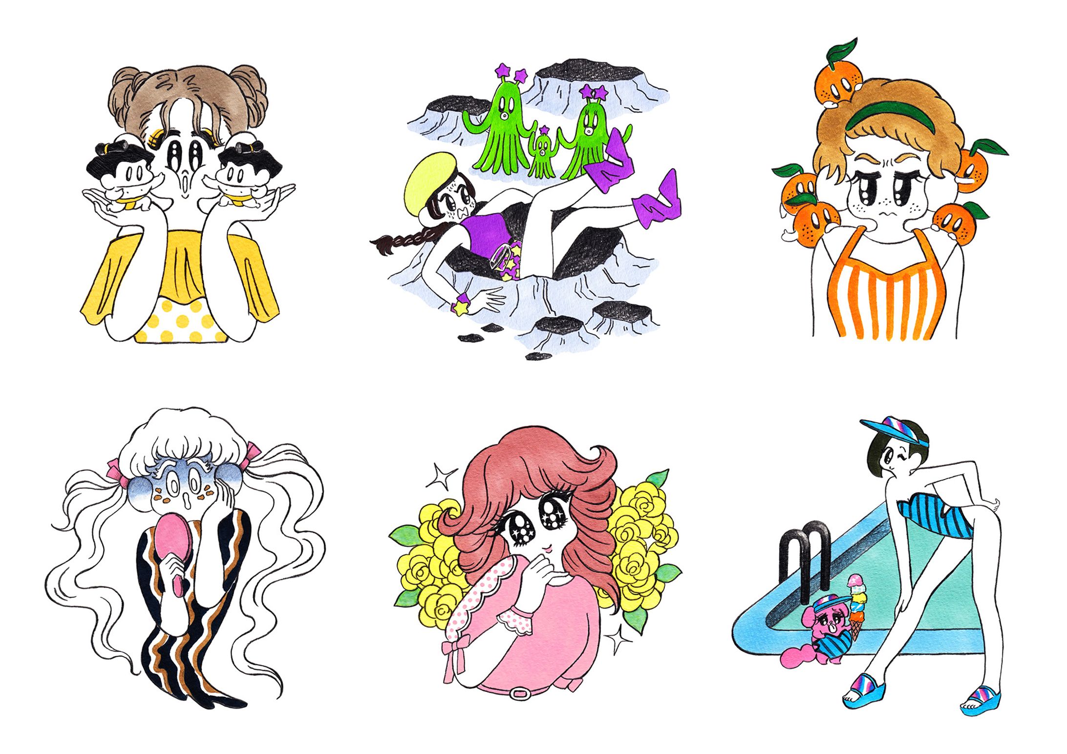 講談社「ViVi8月号　知りたい！美容クリニック」イラスト-1