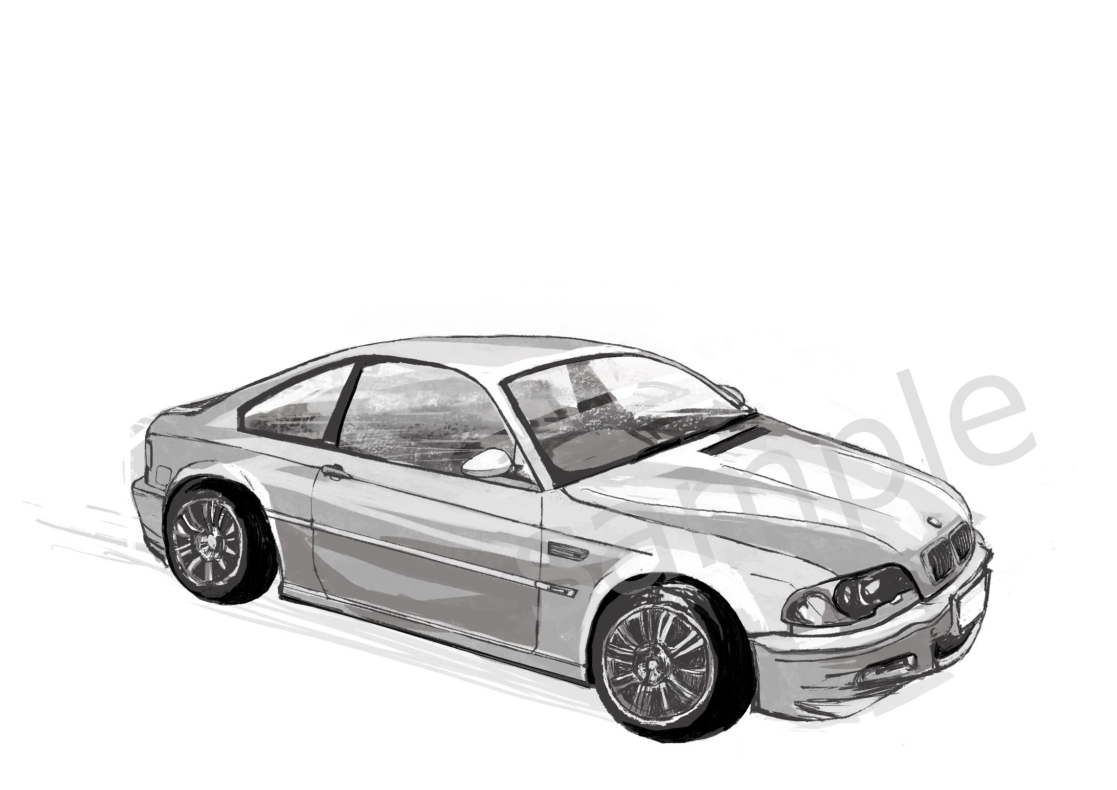 【illustration】BMW E46M3-1