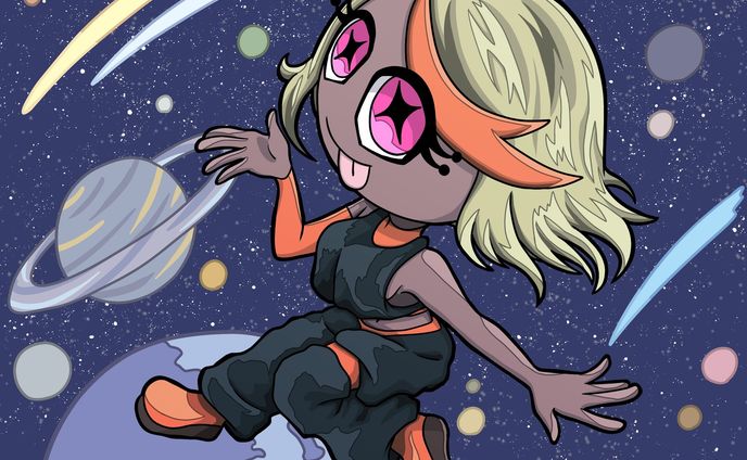宇宙のお姫様☆

#オリジナル #originalcharacter #girl #女の子 #clipstudiopaint #digitalillustration #illustration #イラスト #一次創作 #宇宙 #universe #space