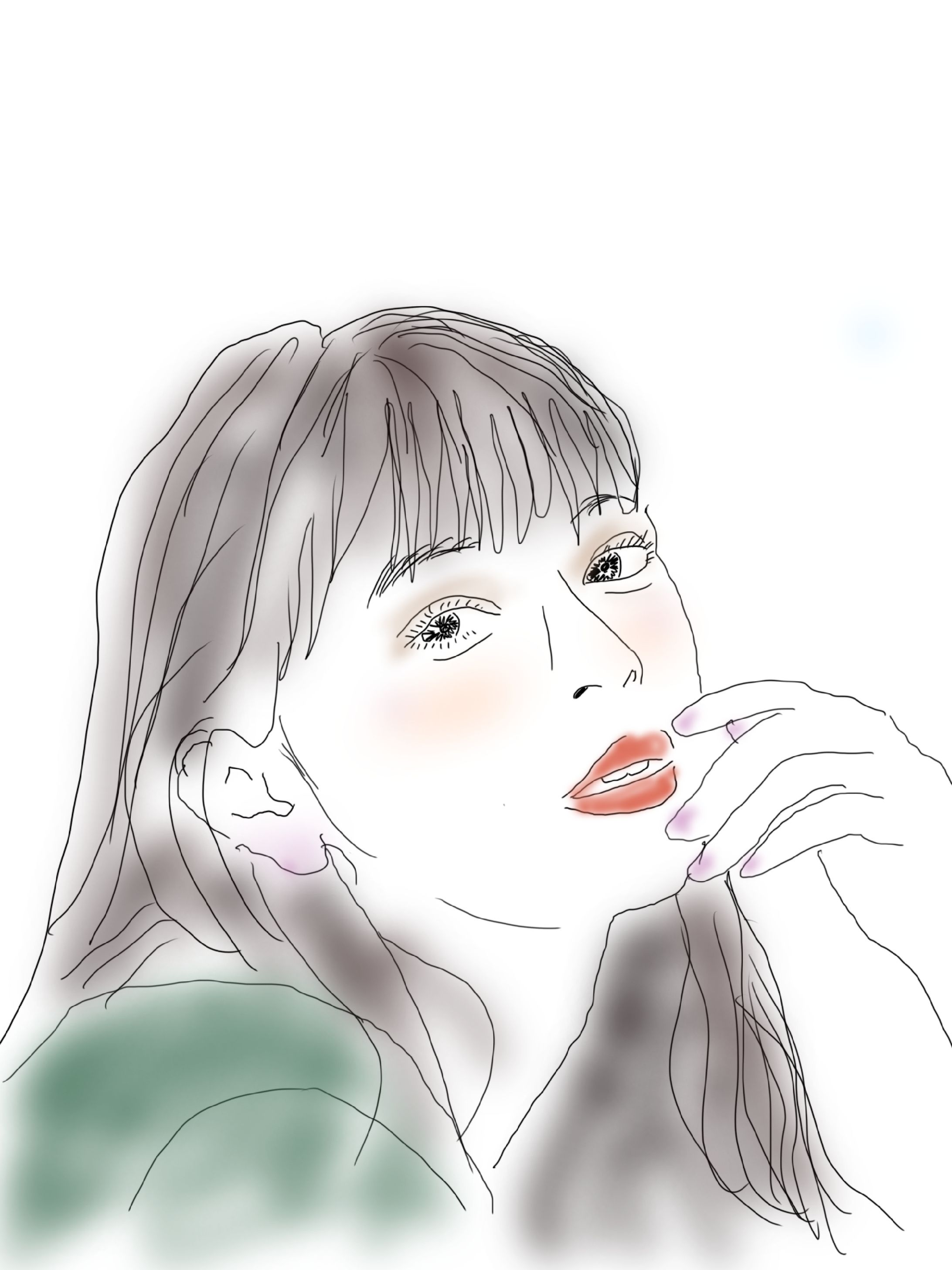 【自主制作】GIRLイラスト-1