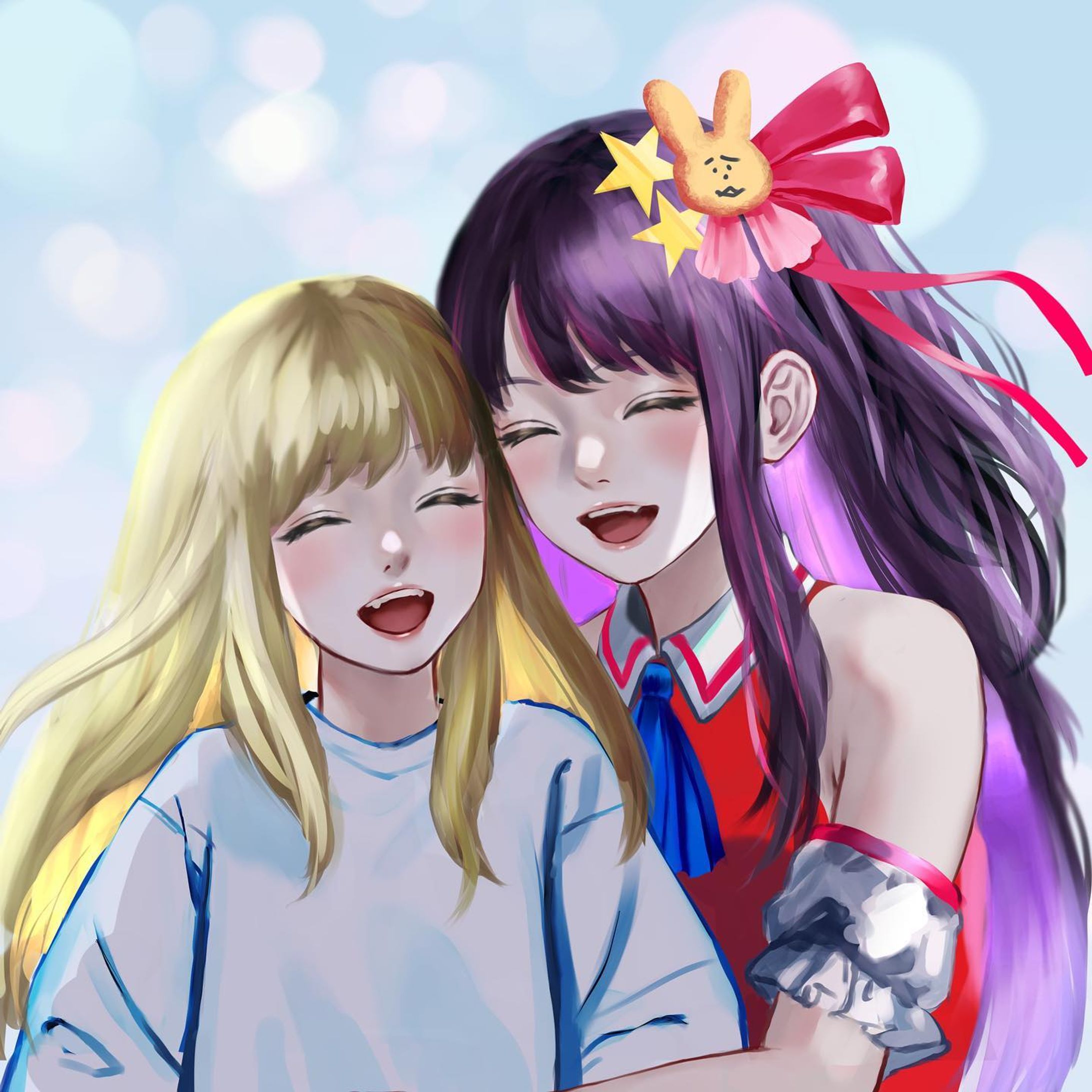 *.❤︎❀˳꒰*´ ᵕ`)･ﾟ･｡꙳⋆ﾆｺﾆｺ
 #推しの子  #イラスト  #illustration-1
