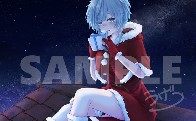 ご依頼絵　Vtuber浅縹スイ様